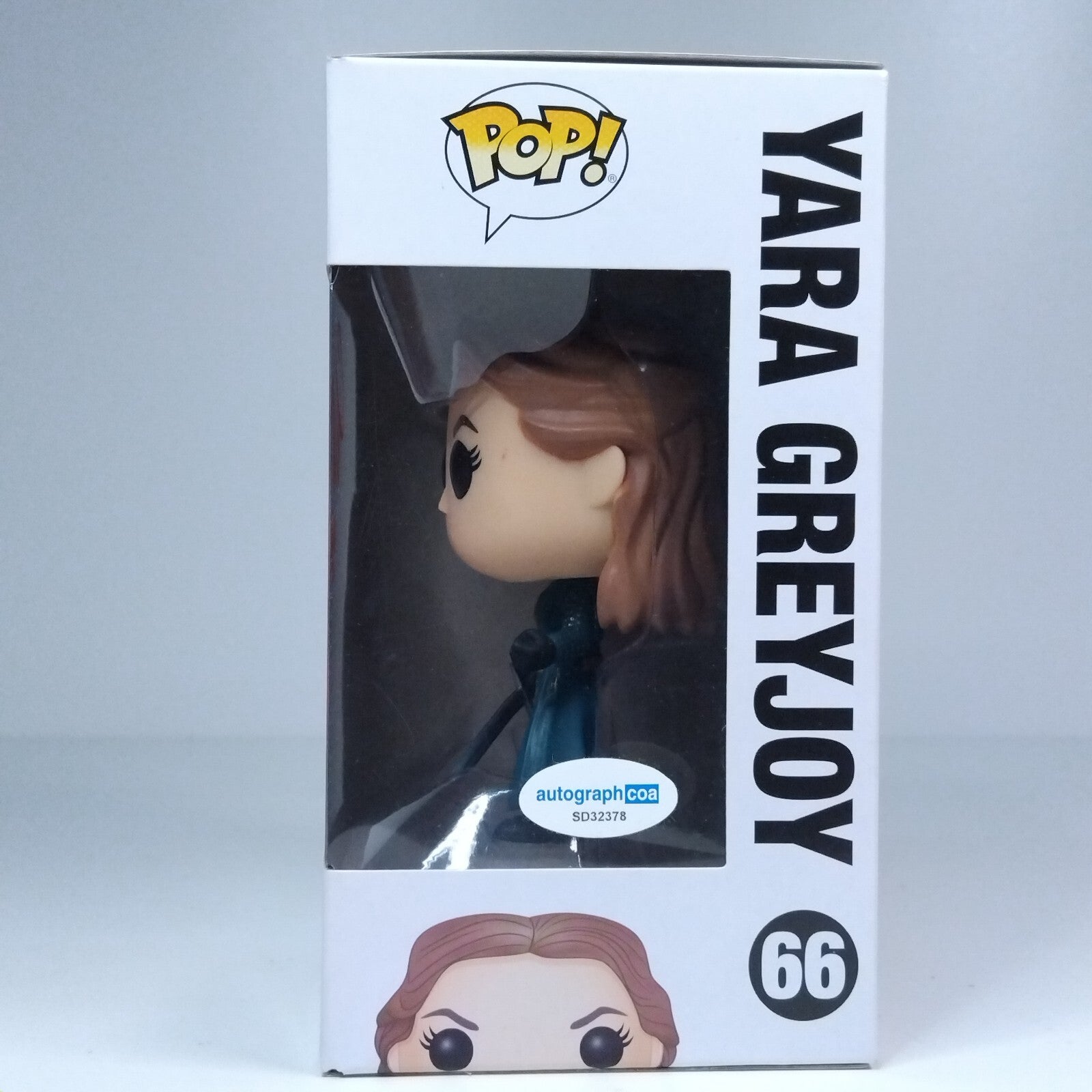 Funko Pop! TV Game of Thrones - Yara Greyjoy Signed Gemma Whelan COA #66 WS