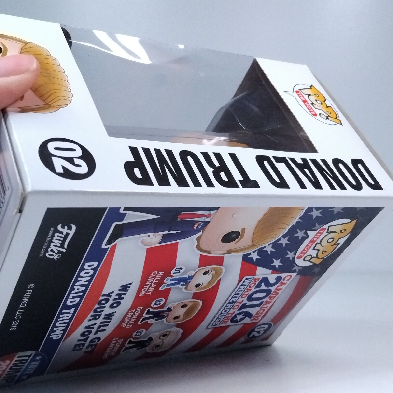 Funko Pop! The Vote Road to the Whitehouse Donald Trump #02 BOX & WINDOW DAMAGE