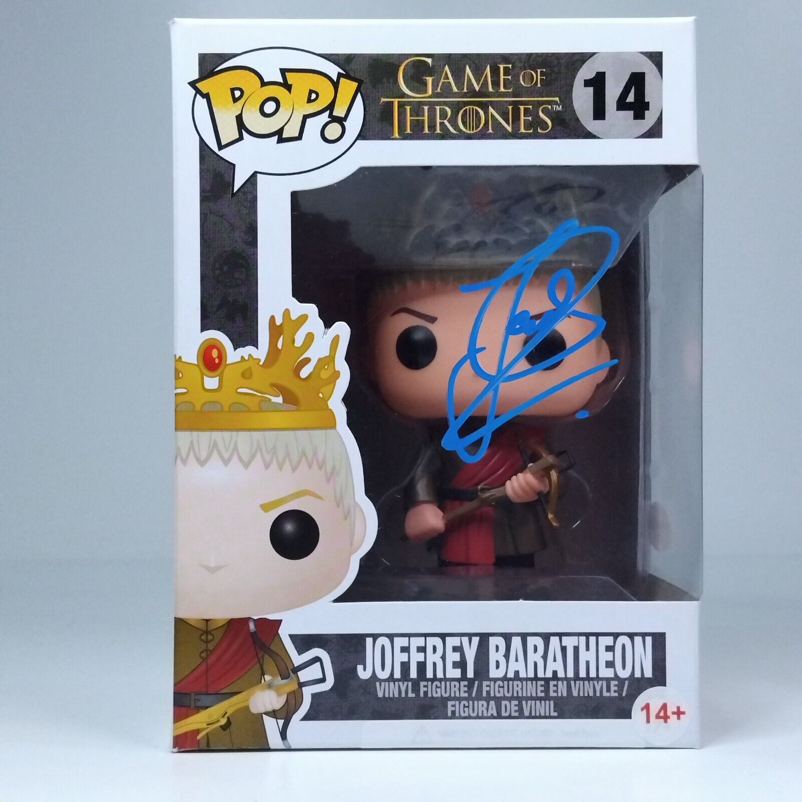 Funko Pop! TV Game of Thrones Joffrey Baratheon Signed Jack Gleeson COA #14 WS