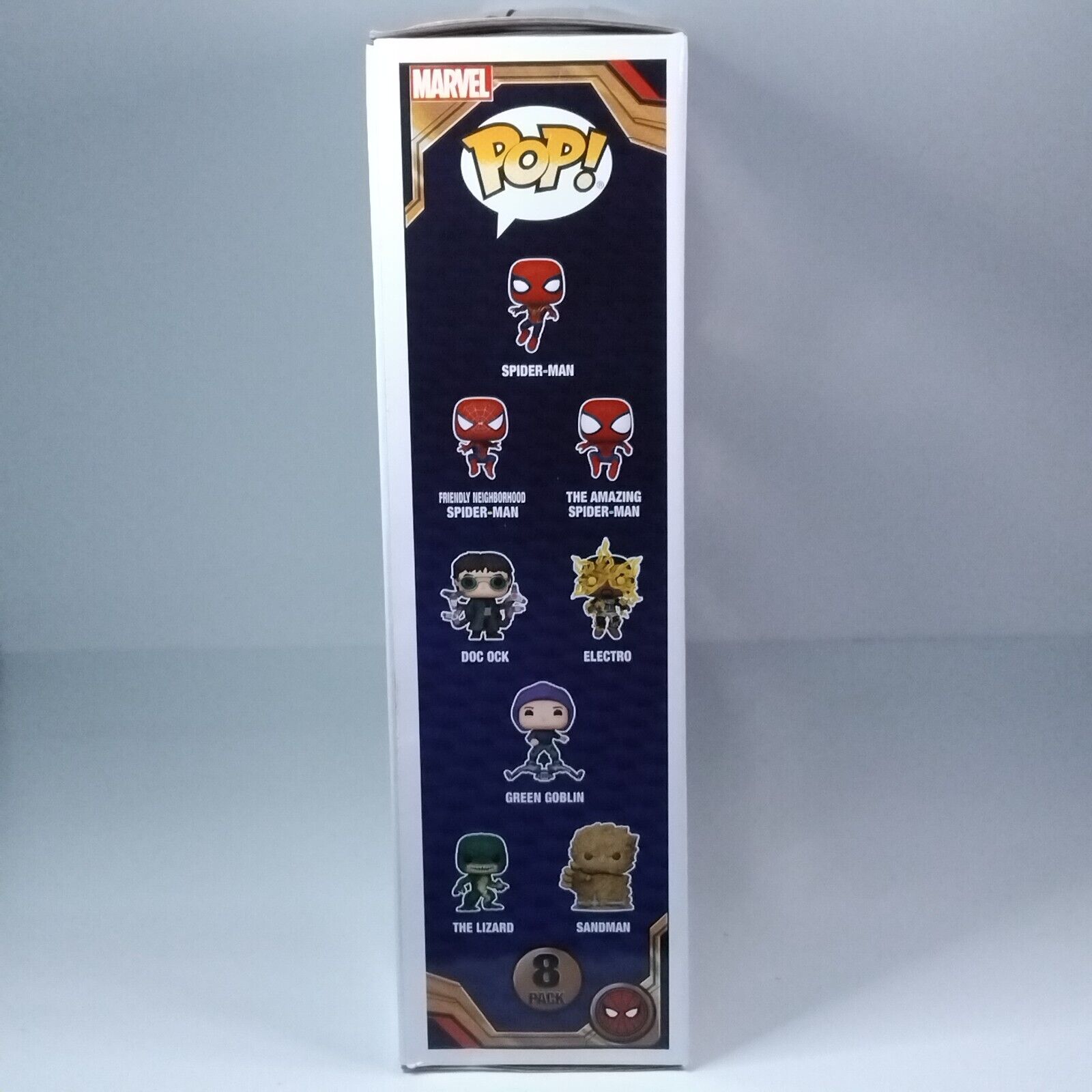 Funko Pop! Marvel Spider-Man No Way Home Walmart Exclusive 8 Pack CRACKED INSERT