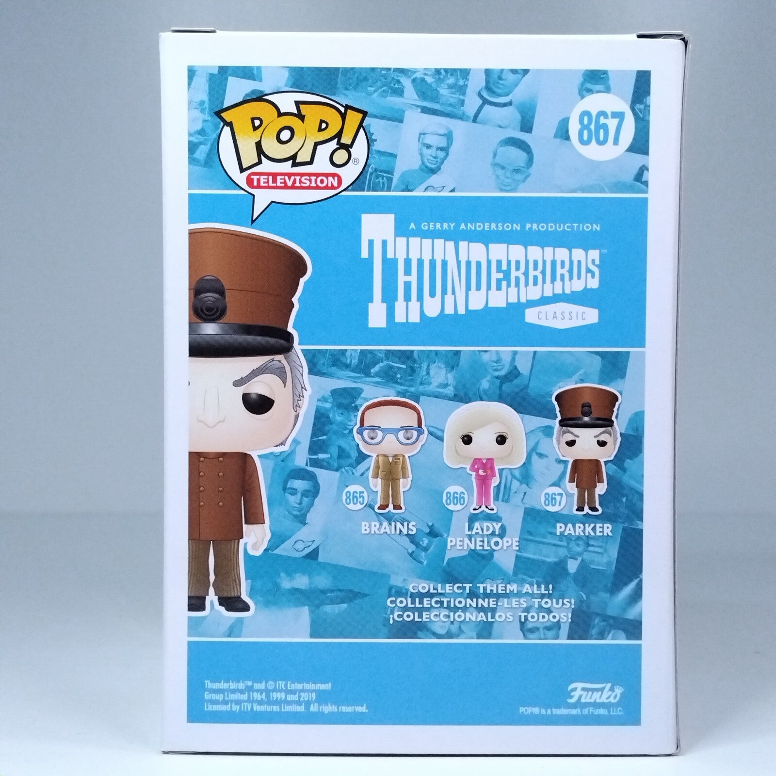 Funko Pop! TV Thunderbirds Parker Signed Ron Cook COA #867 WS