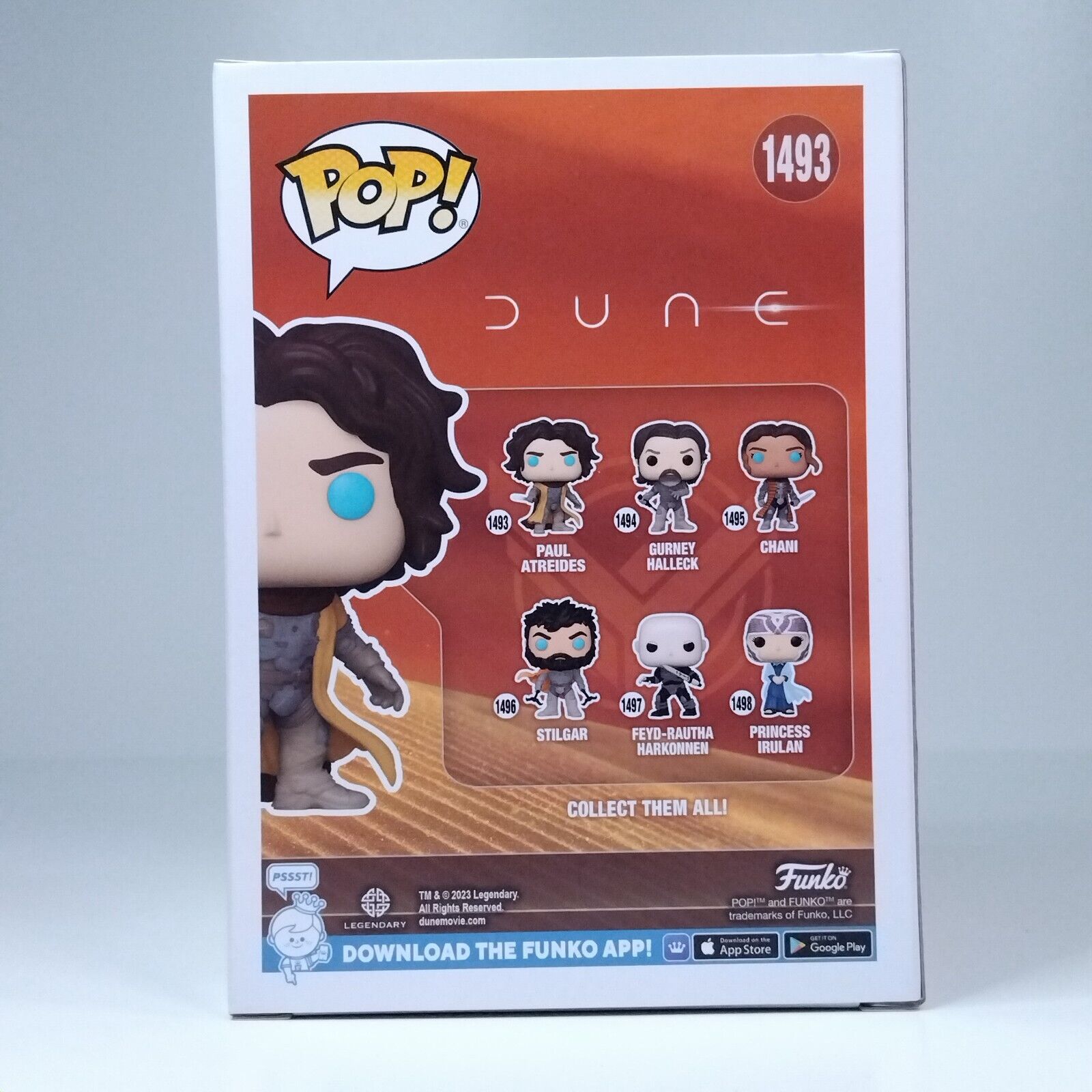 Funko Pop! Movies Dune Paul Atreides Signed Kyle Maclachlan COA #1493 WS