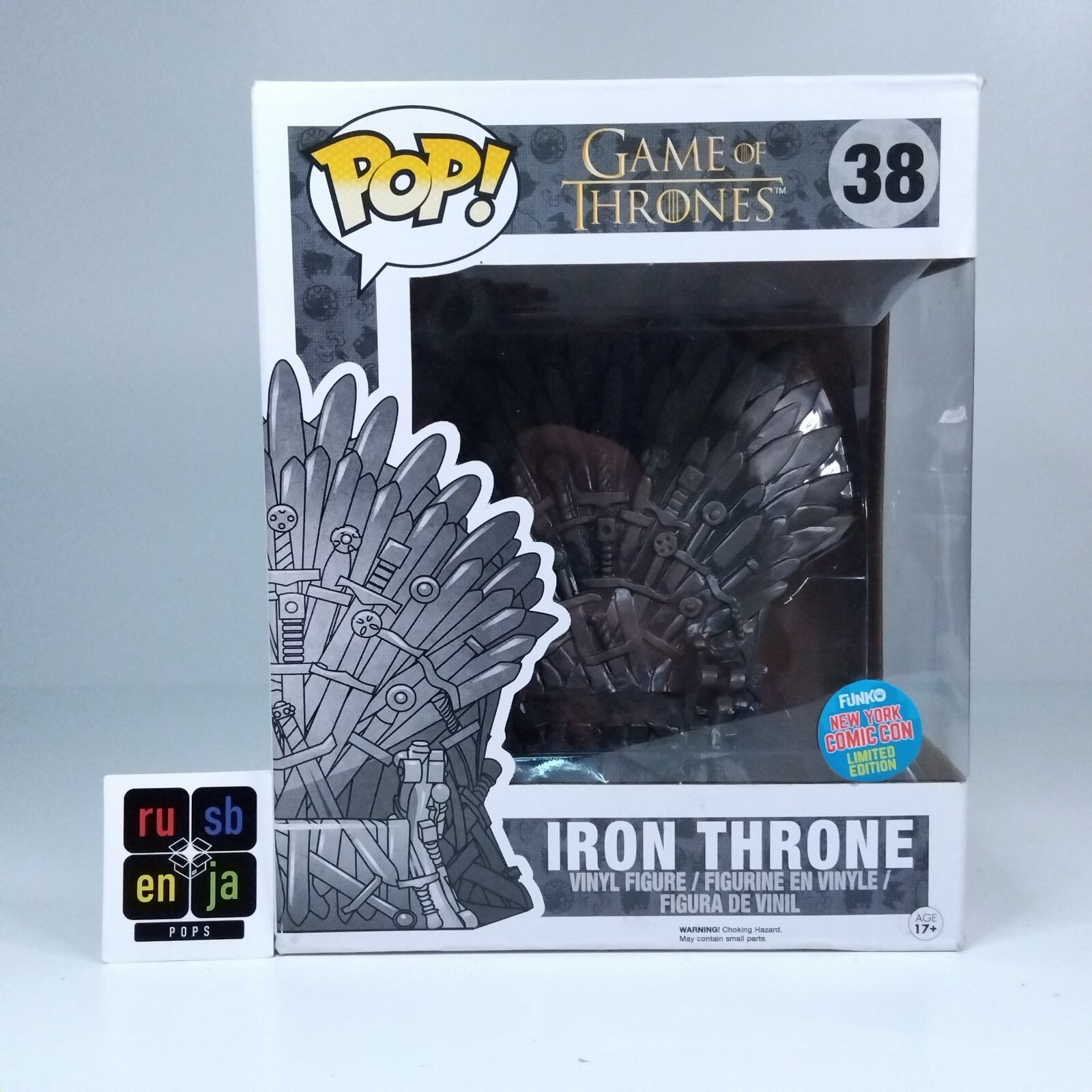 Funko Pop! TV Game of Thrones Iron Throne NYCC Limited Edition #38