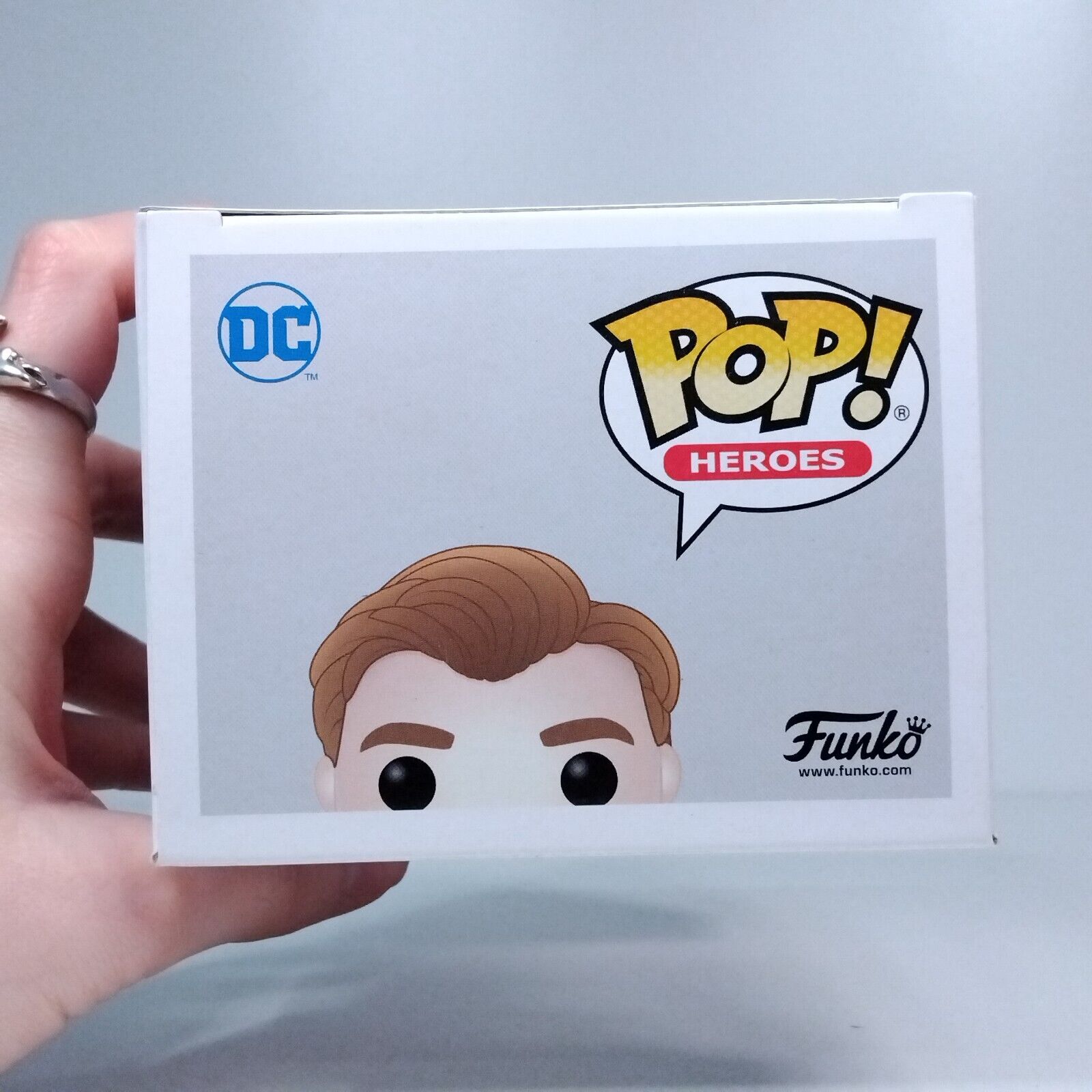 Funko Pop! DC Heroes Wonder Woman Steve Trevor Signed Chris Pine COA #326 WS