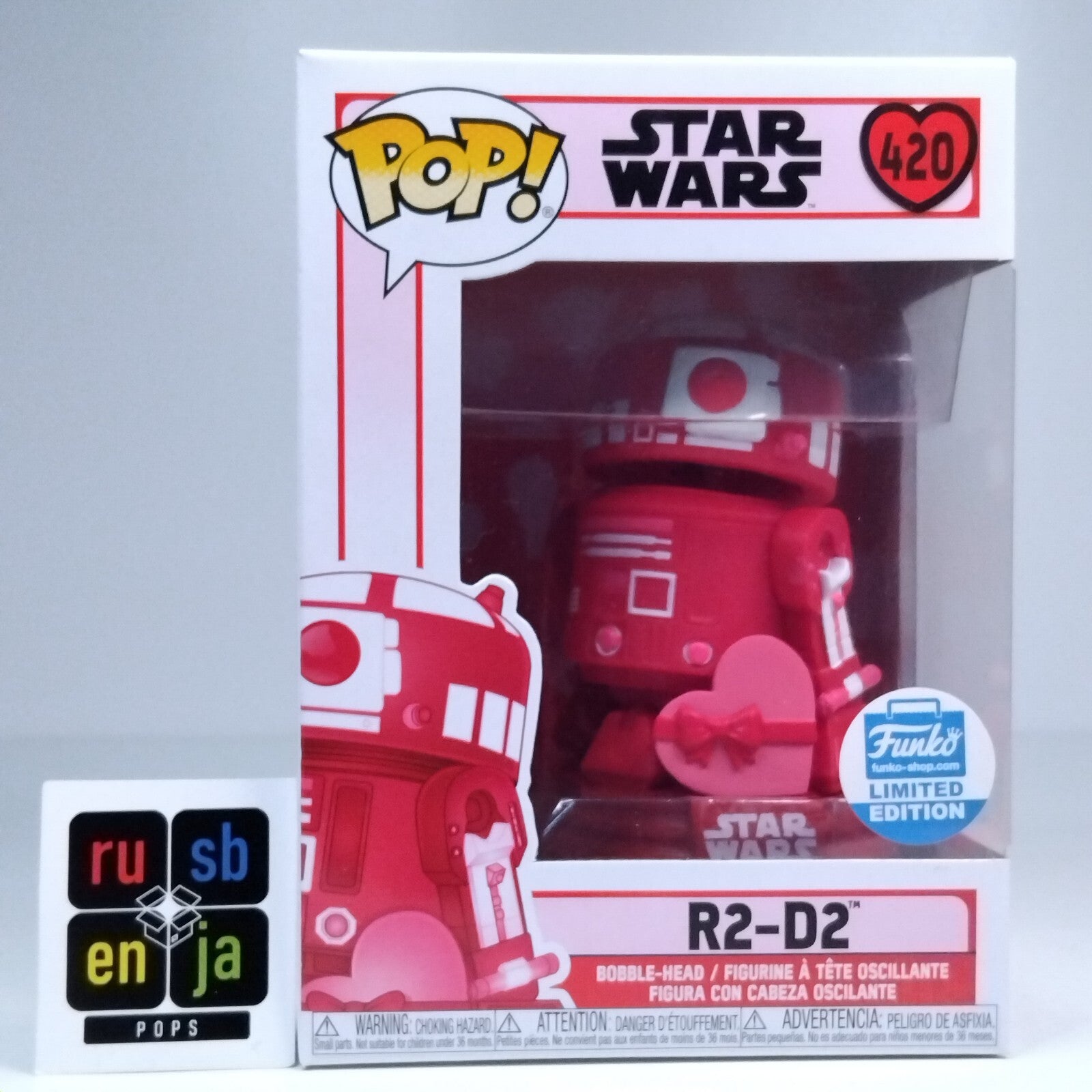 Funko Pop! Star Wars Valentine's Day R2-D2 Exclusive #420