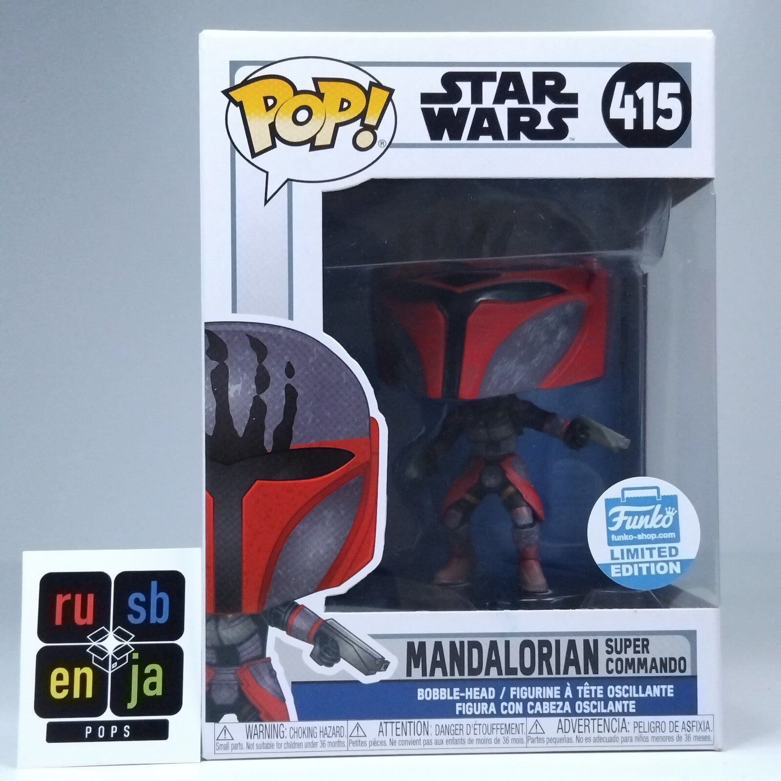 Funko Pop! Star Wars The Mandalorian Super Commando Limited Edition #415