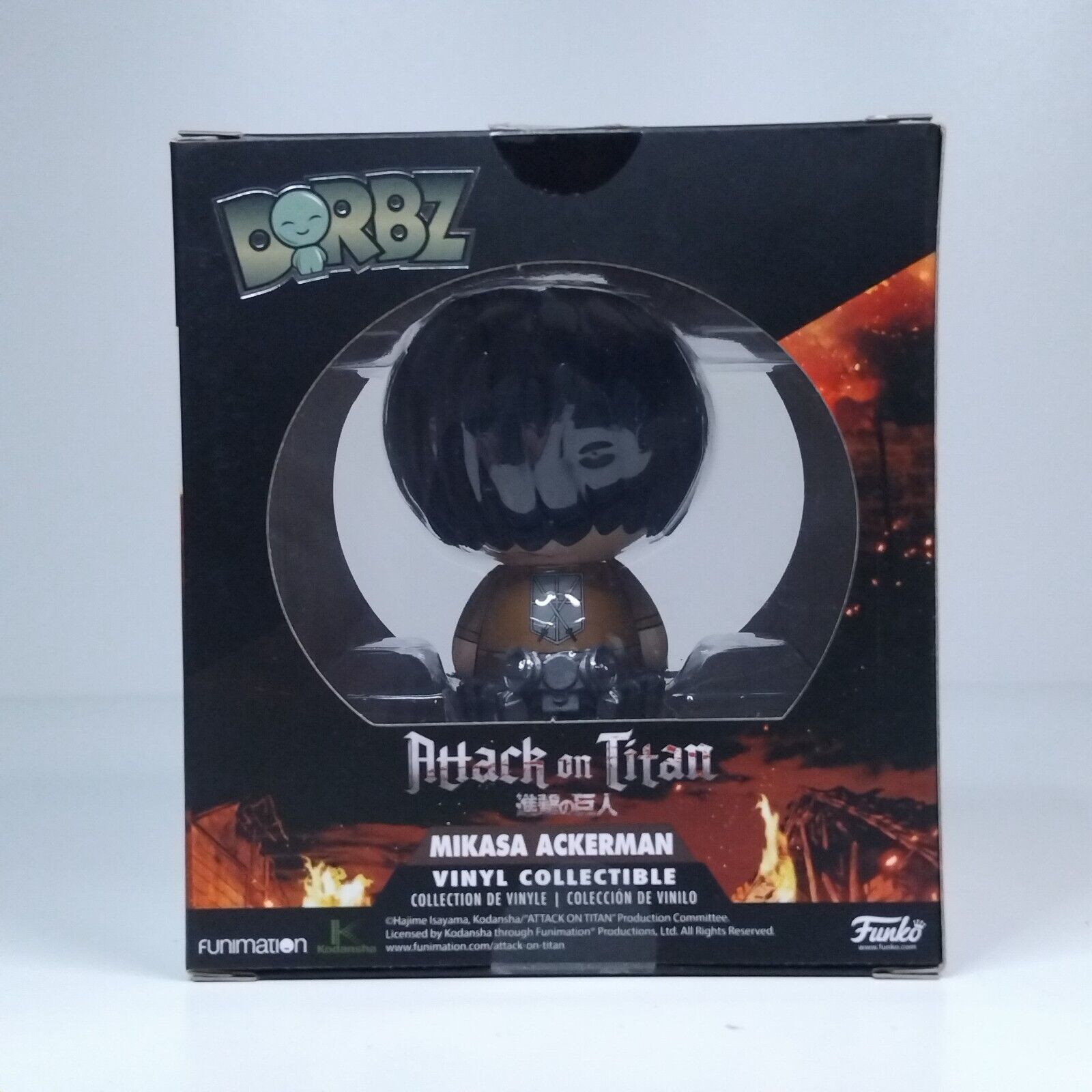 Funko Dorbz Anime Attack on Titan Mikasa Ackerman 5,000 Pcs #384