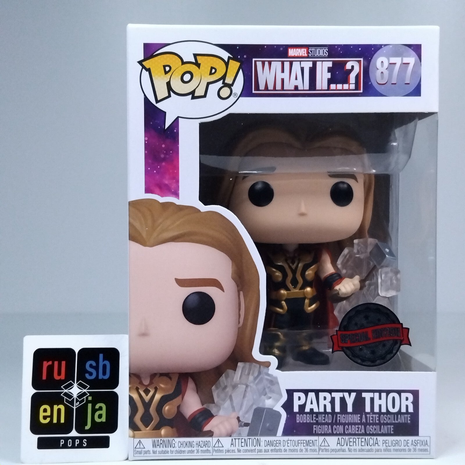 Funko Pop! Marvel What If…? Party Thor Special Edition #877