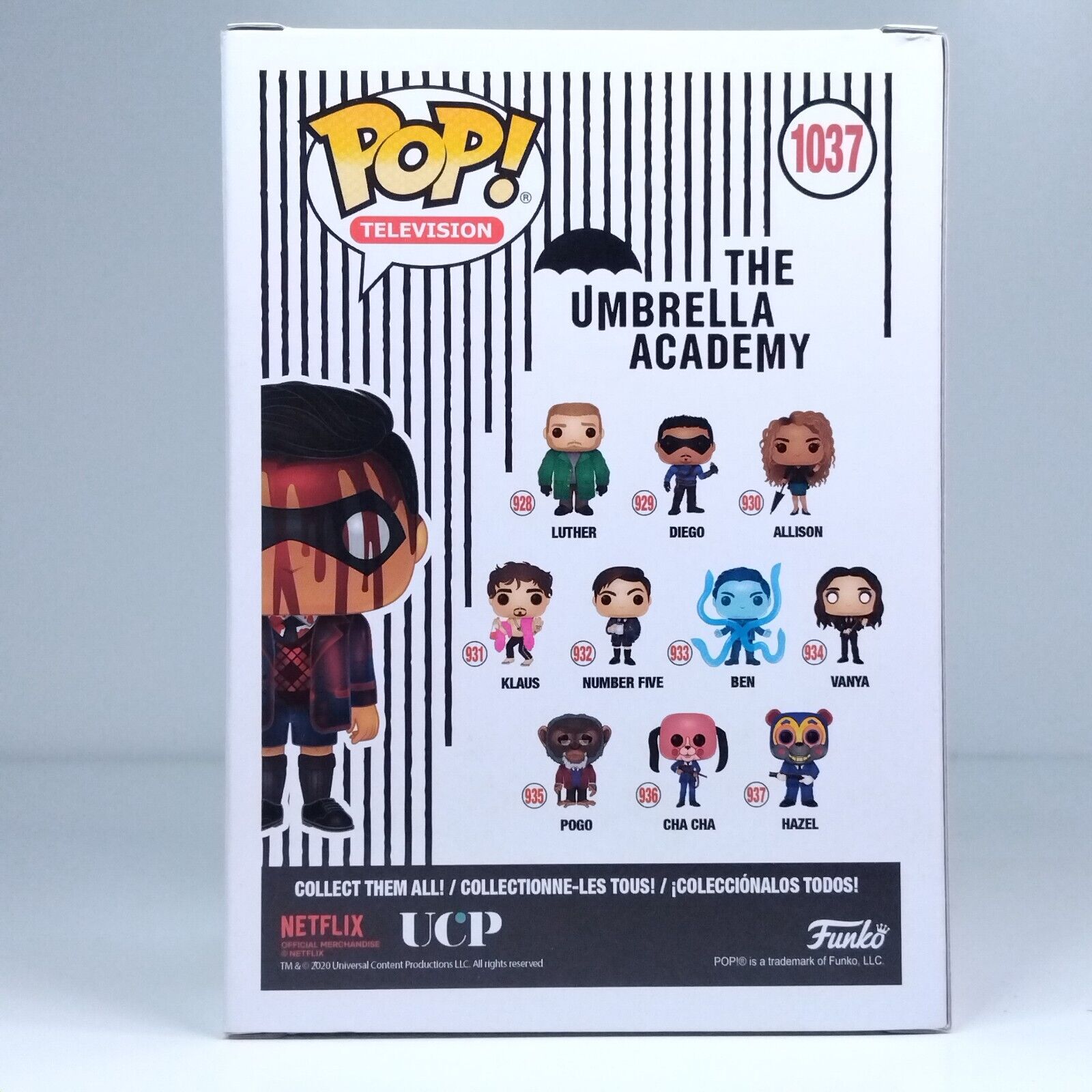 Funko Pop! TV The Umbrella Academy Young Ben Bloody NYCC 2000 Pcs #1037