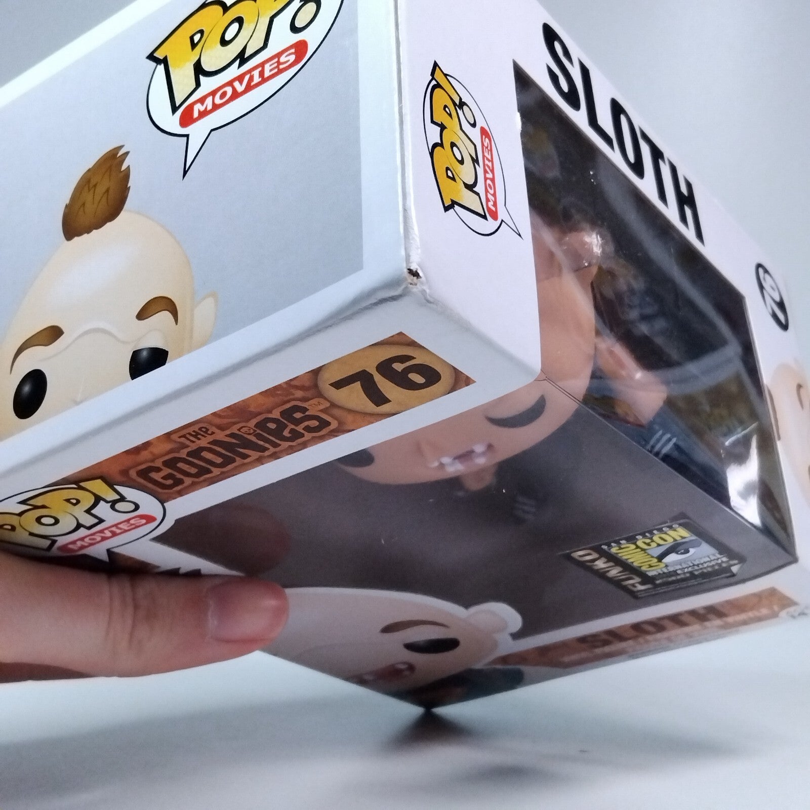 Funko Pop! Movies The Goonies Sloth Superman T-Shirt SDCC 2,500 Pc #76