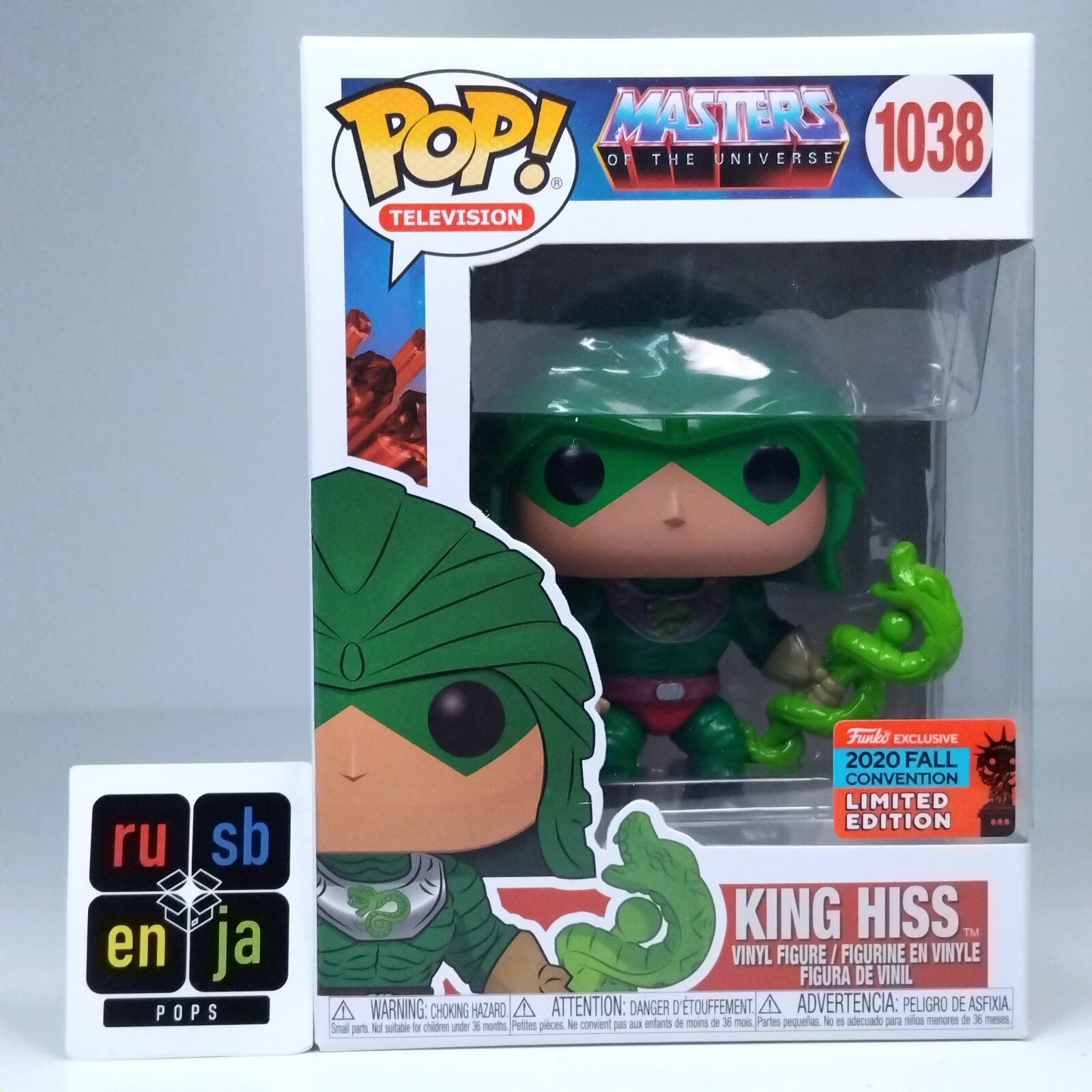 Funko Pop! Retro TV MOTU Master of the Universe King Hiss Limited Edition #1038