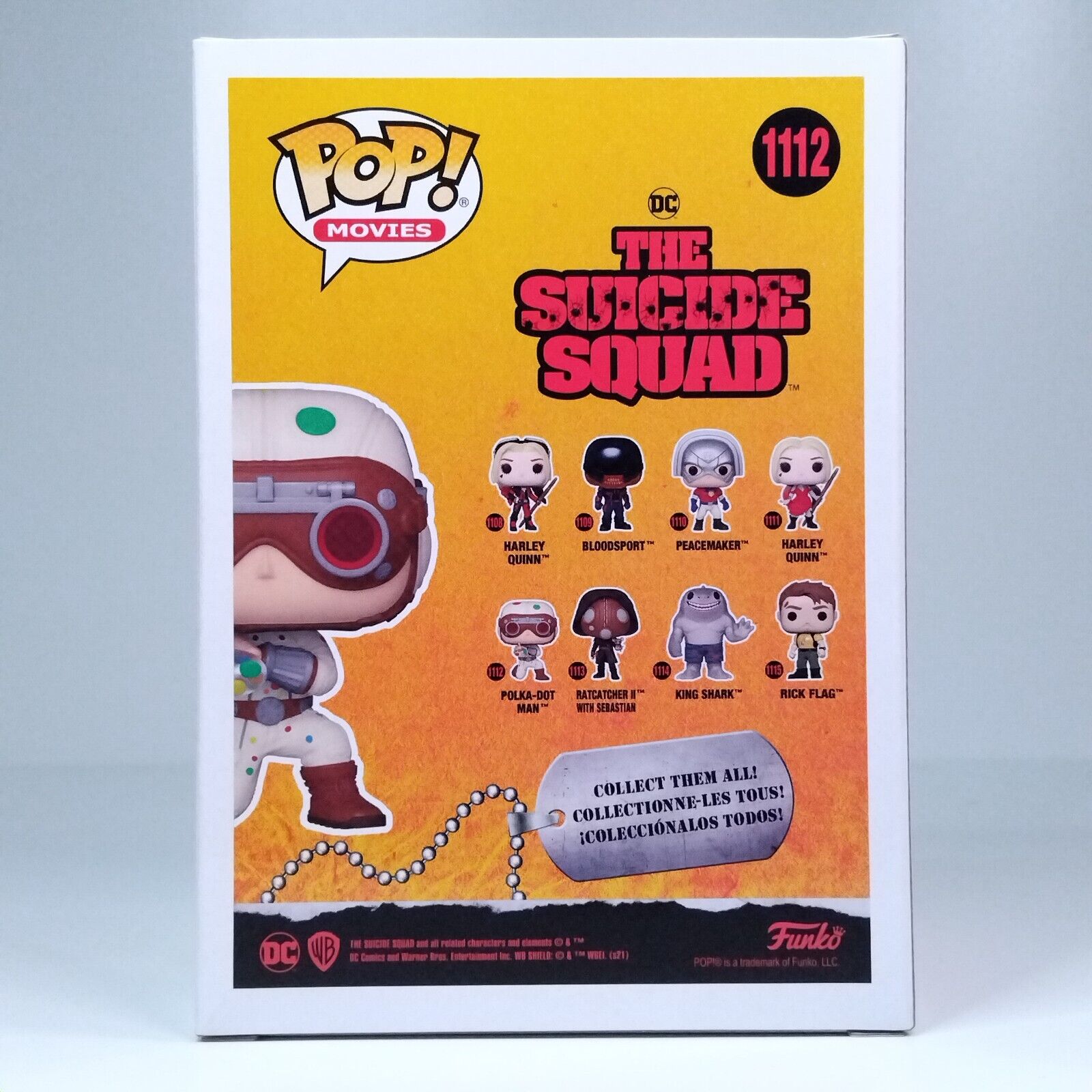 Funko Pop! DC Suicide Squad Polka-Dot Man Signed David Dastmalchian COA #1112