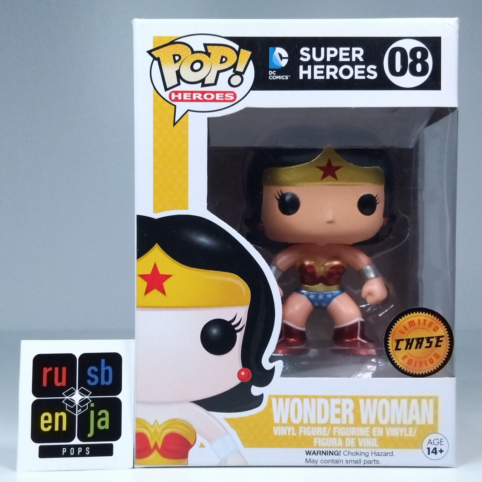 Funko Pop! DC Heroes - Wonder Woman Metallic Chase Edition #08