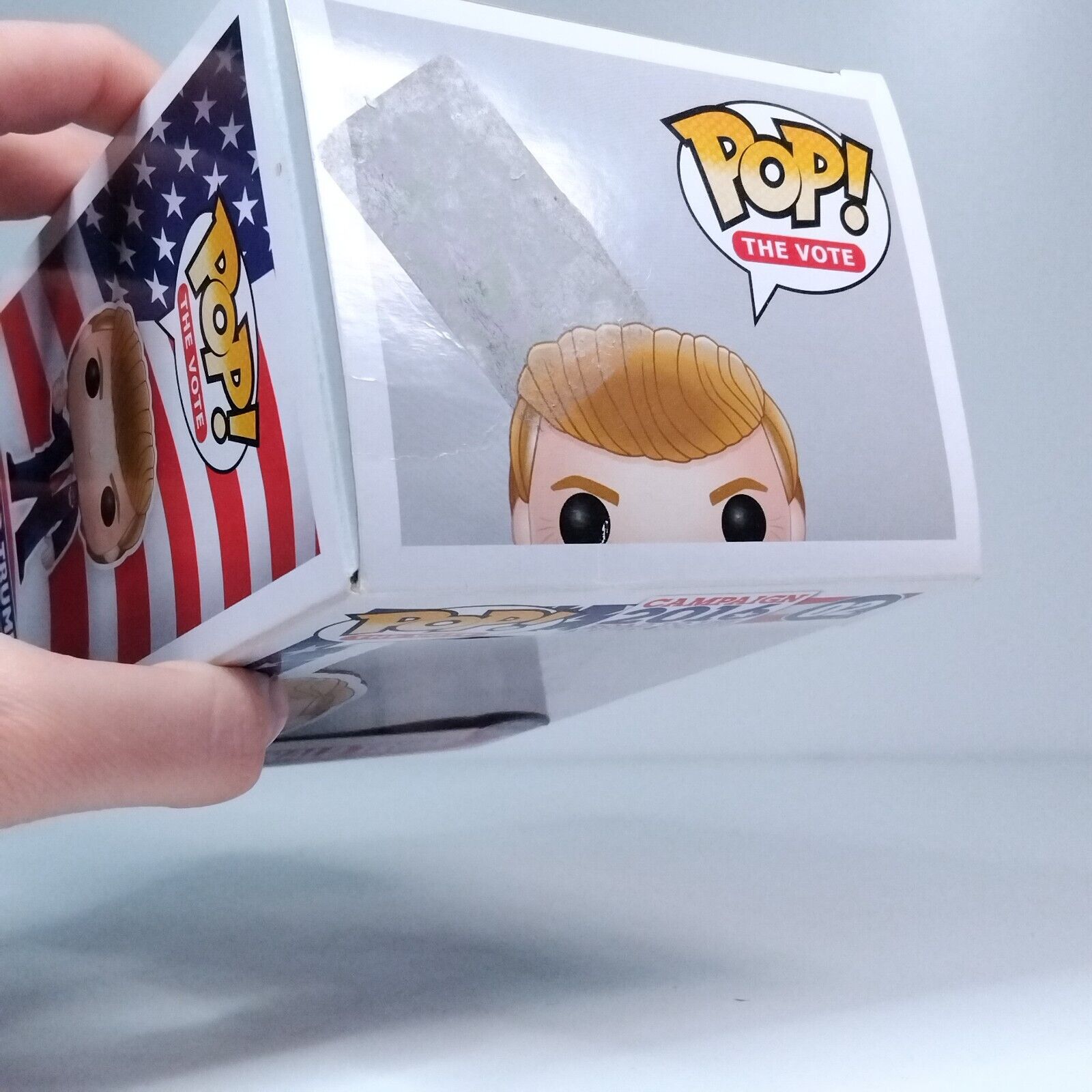 Funko Pop! The Vote Road to the Whitehouse Donald Trump #02 BOX & WINDOW DAMAGE