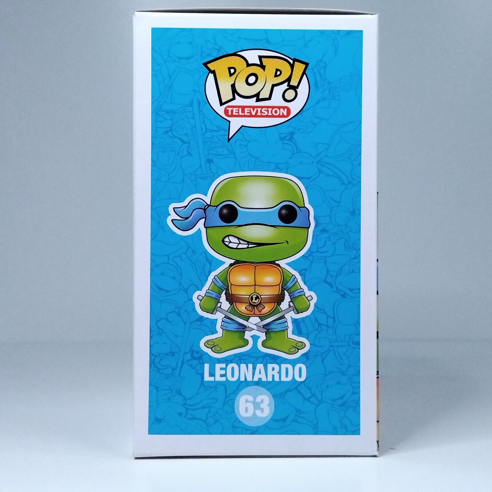 Funko Pop! TMNT Teenage Mutant Ninja Turtles Leonardo Signed Cam Clarke COA #63