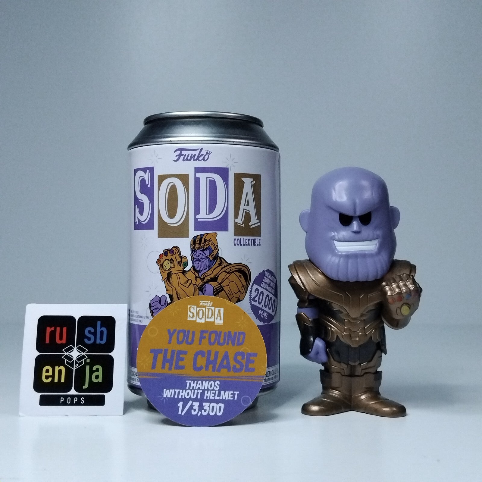 Funko Soda Marvel Thanos without Helmet Chase 1/3,300