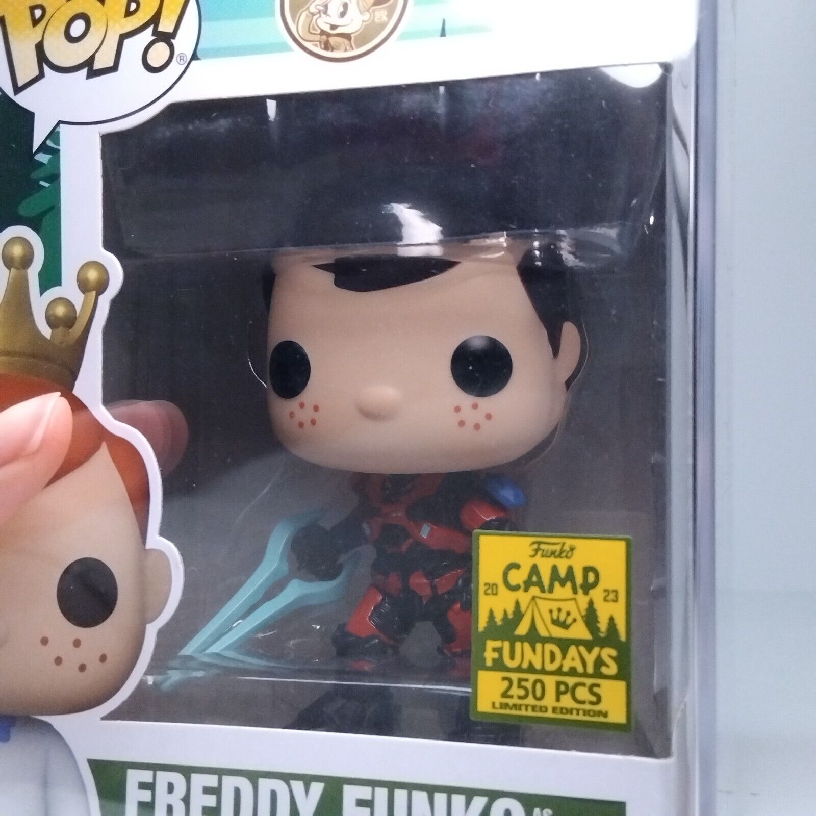 Funko Pop! Games Halo Freddy Funko as Spartan Freddy ERROR #250 Pcs PSA 8.5 #SE