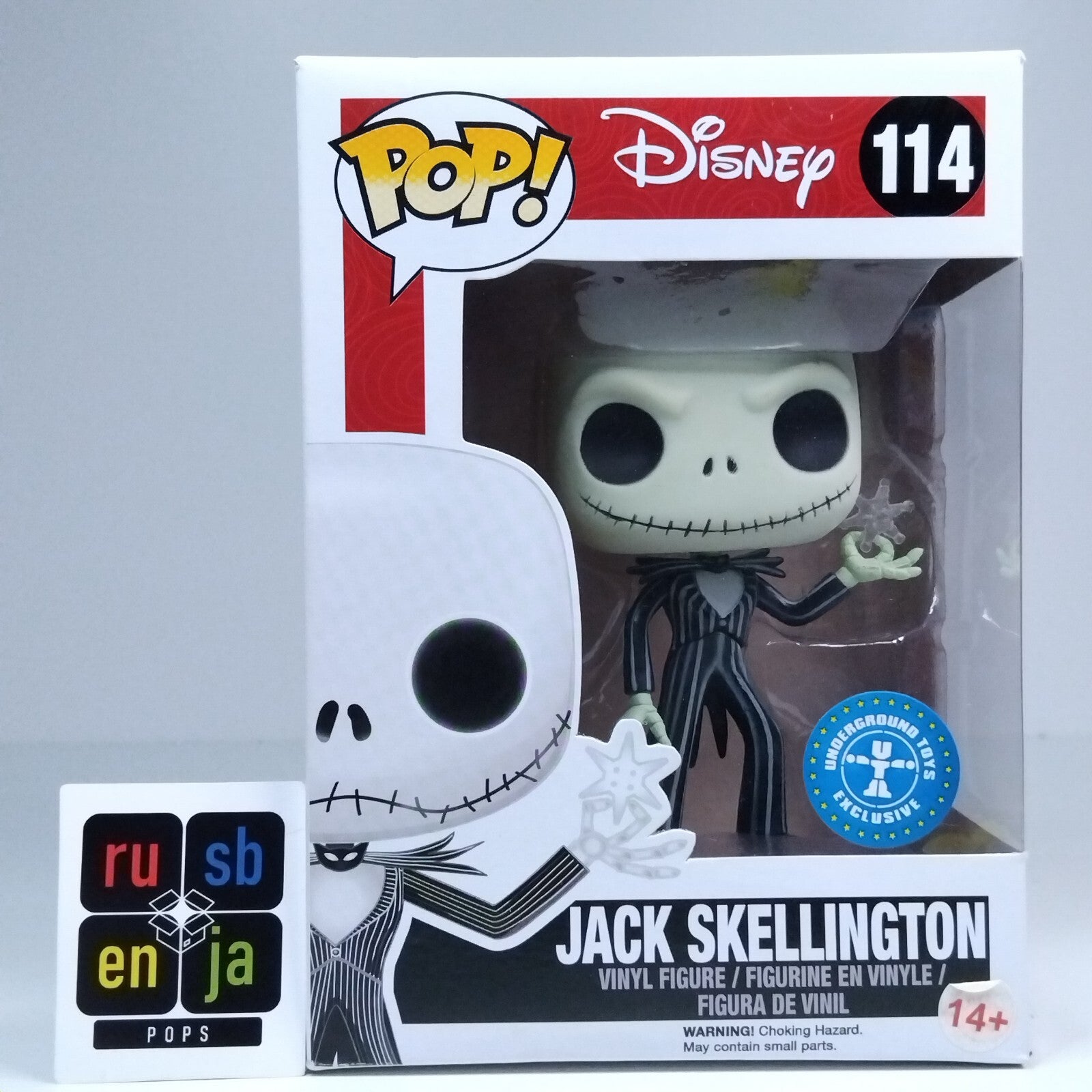 Funko Pop! Disney Nightmare Before Christmas Jack Skellington Exclusive #114