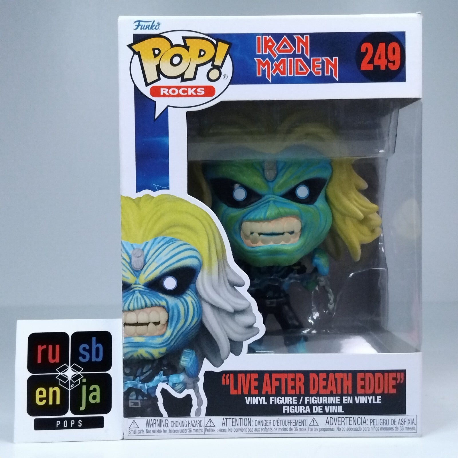 Funko Pop! Rocks Music Iron Maiden Live After Death Eddie #249
