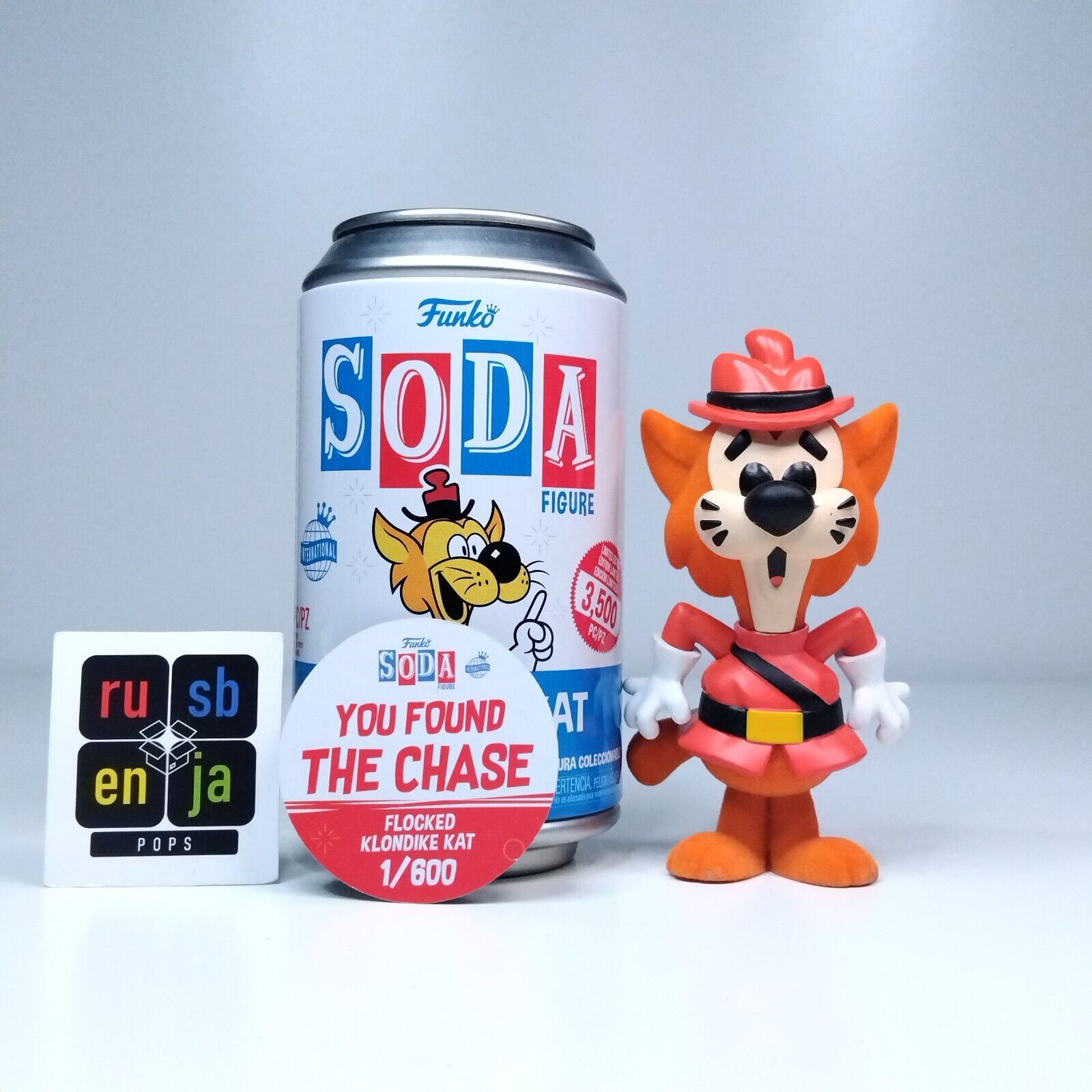 Funko Soda Animation Underdog Klondike Kat Flocked Chase 1/600