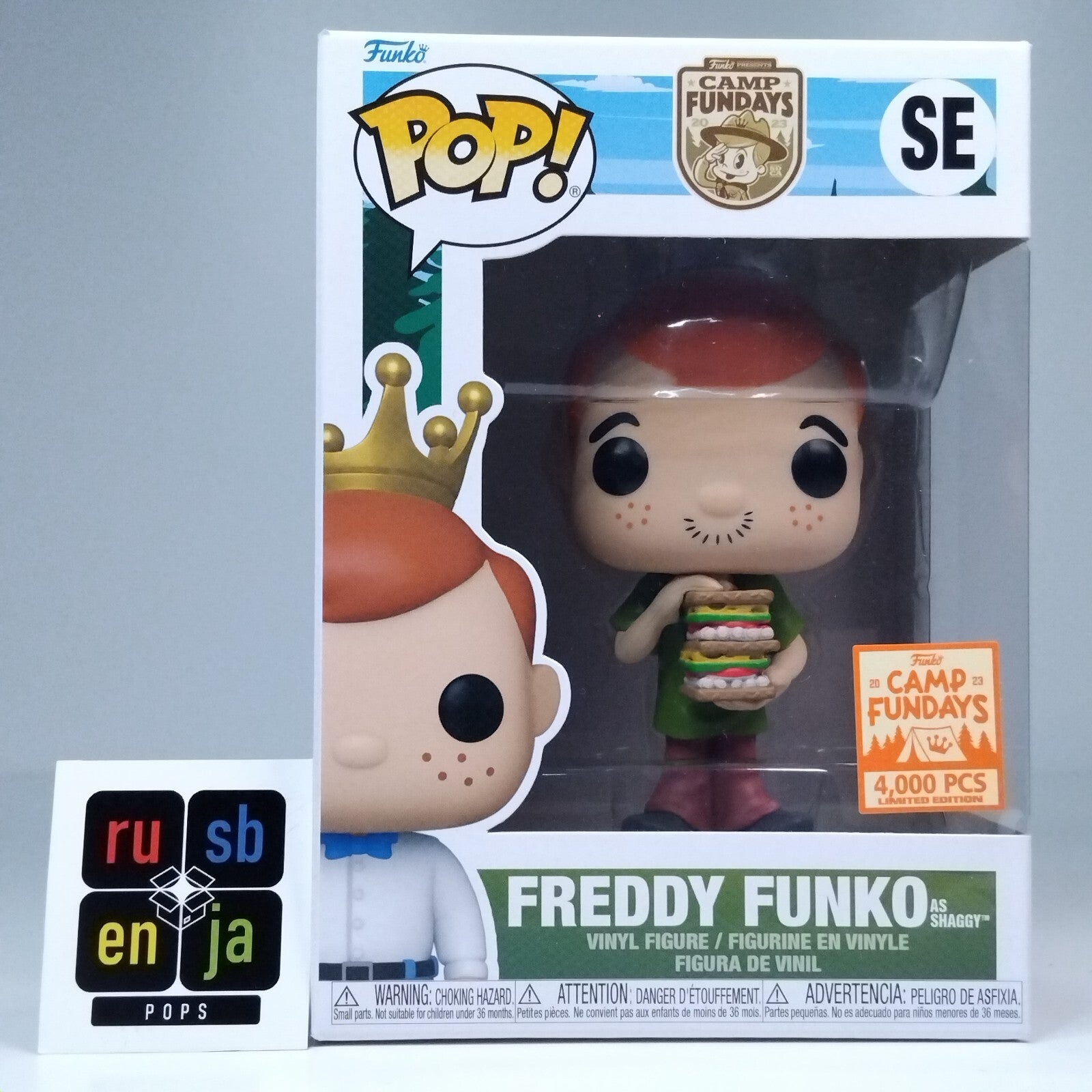 Funko Pop! Animation Scooby-Doo Freddy Funko as Shaggy 4,000 Pcs #SE