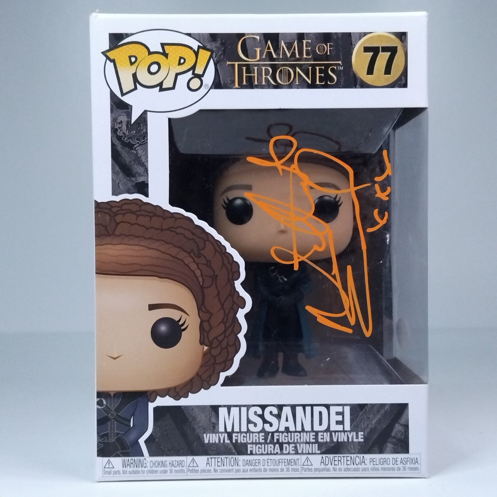 Funko Pop! TV - Game of Thrones Missandei Signed Nathalie Emmanuel COA #77 WS