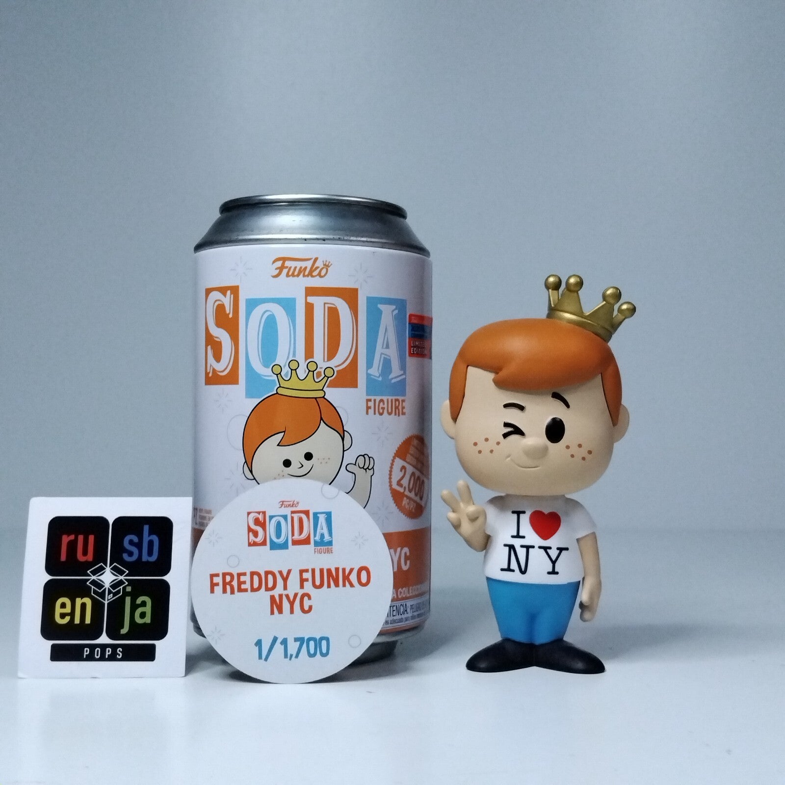 Funko Soda Freddy Funko NYC Common 1/1,700
