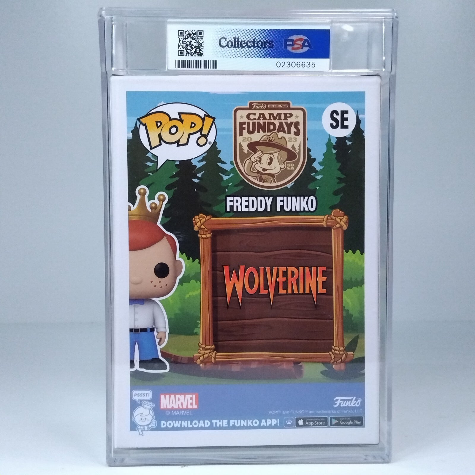 Funko Pop! Marvel X-Men Freddy Funko as Wolverine 850 Pcs #SE PSA 9