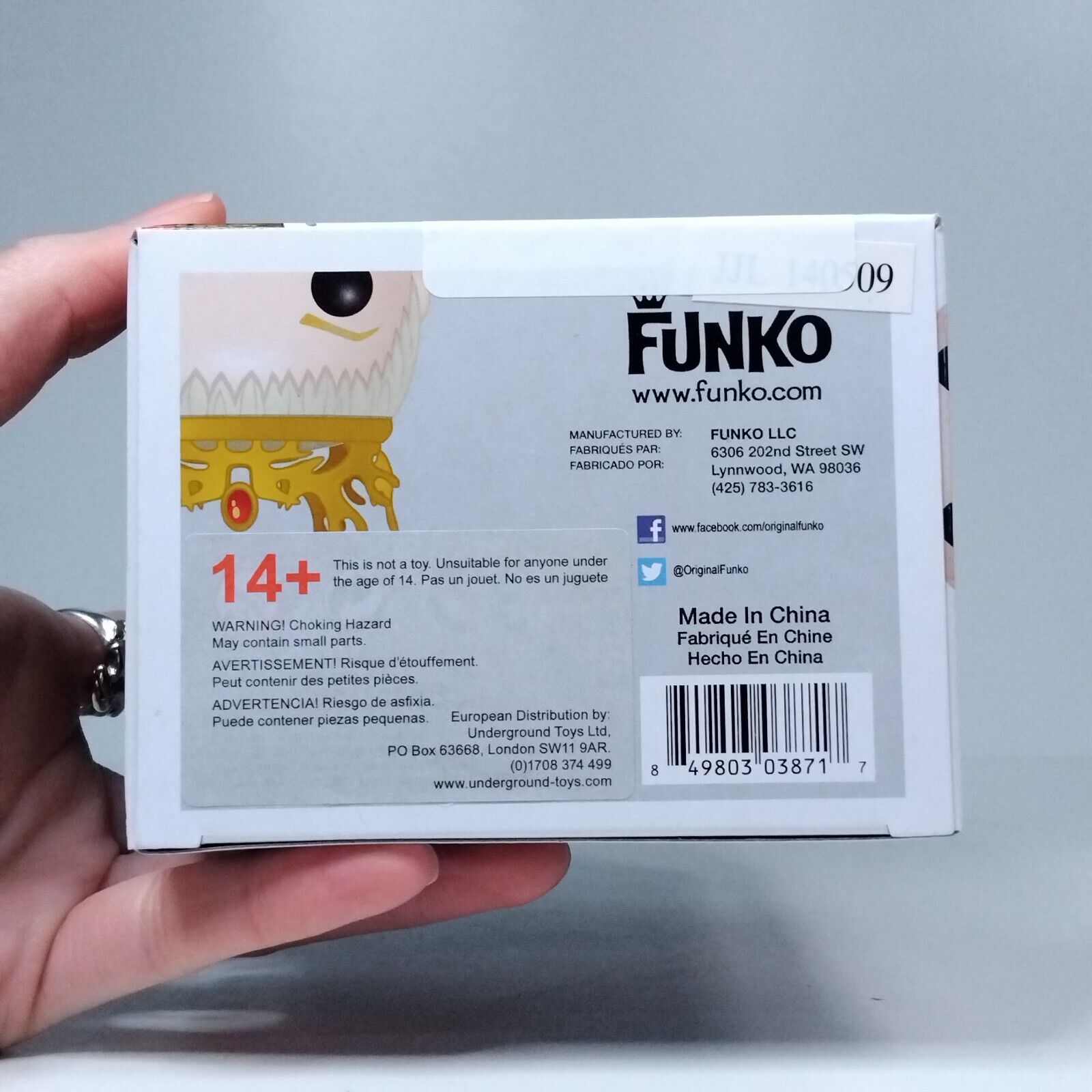 Funko Pop! TV Game of Thrones Joffrey Baratheon Signed Jack Gleeson COA #14 WS