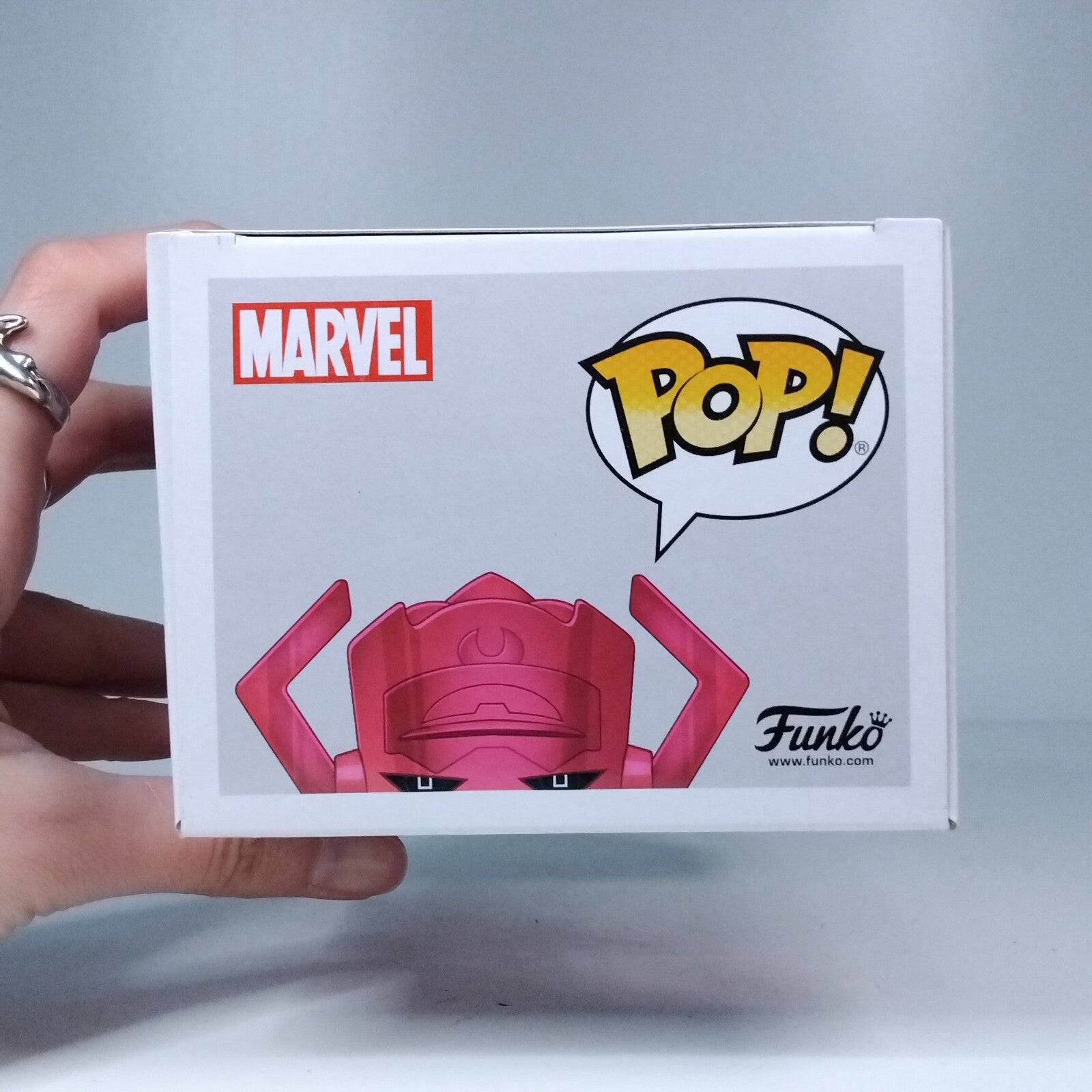 Funko Pop! Marvel - Fantastic Four 4 Galactus Signed Ralph Ineson COA #565 WS