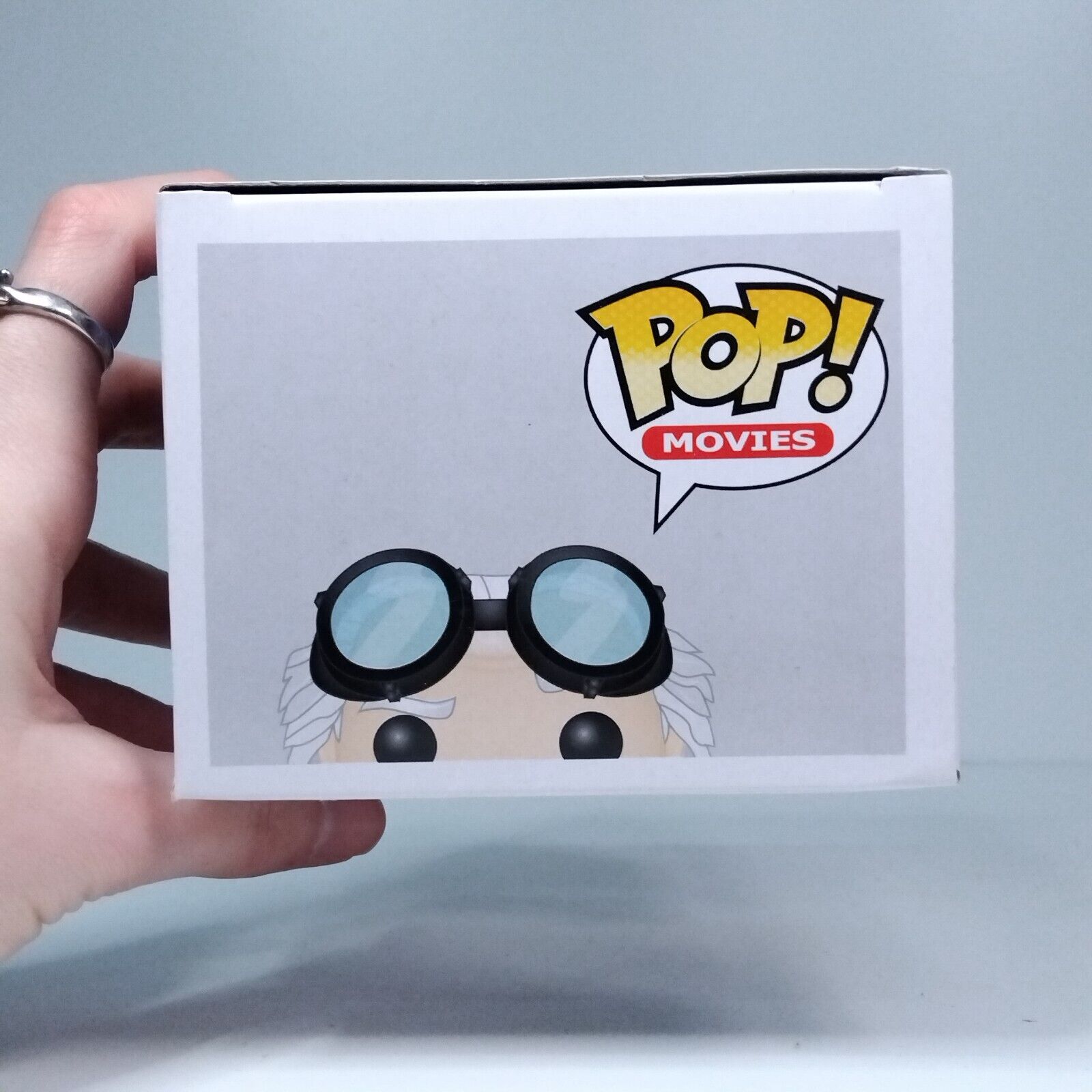 Funko Pop! Movies Back to Future Dr. Emmett Brown Glows Exclusive #62 BOX ONLY