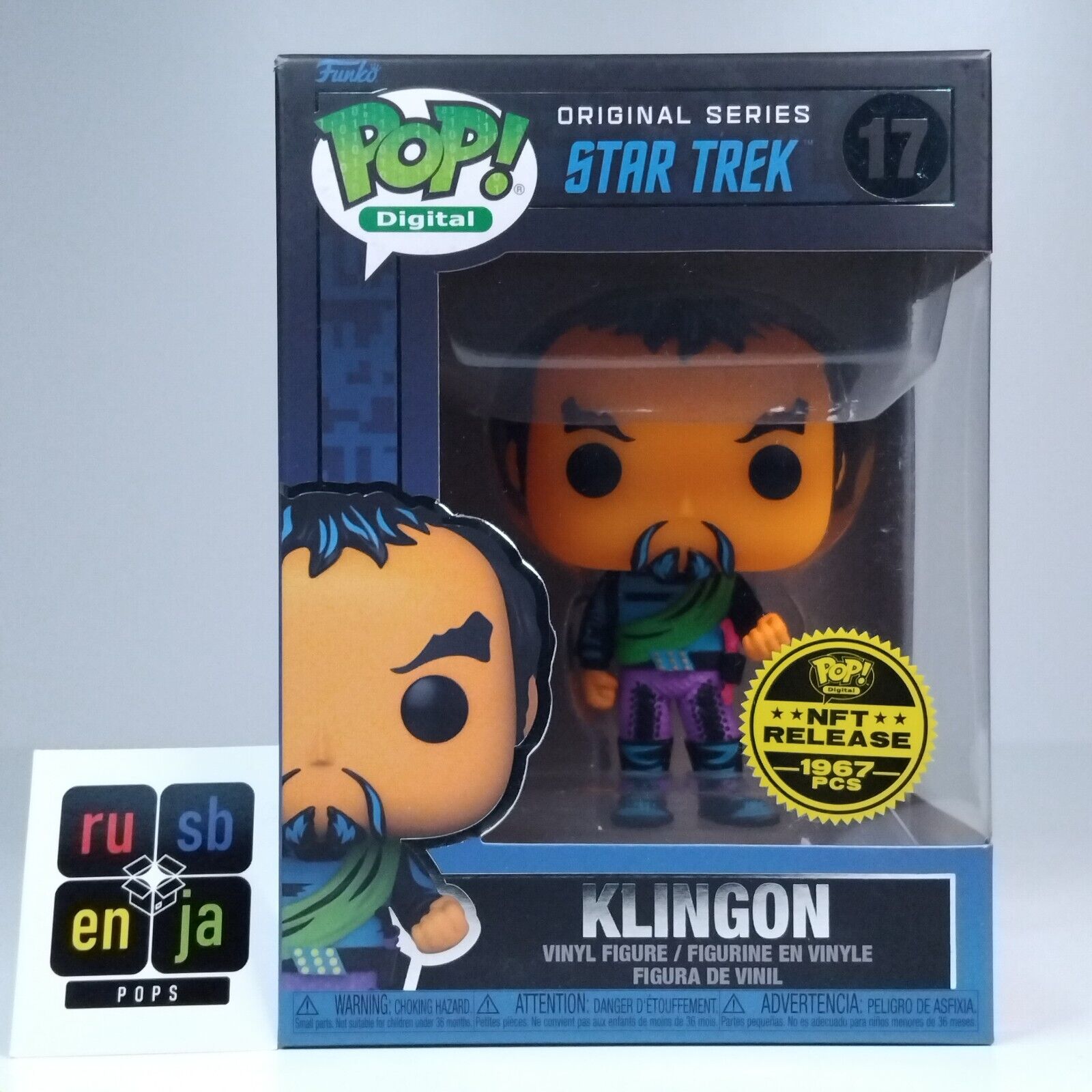 Funko Pop! Digital TV Star Trek Klingon 1,967 Pcs #17