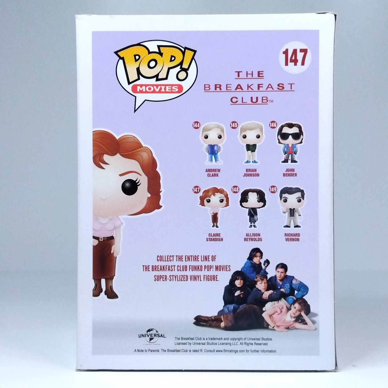 Funko Pop! Movies Breakfast Club Claire Standish Signed Molly Ringwald COA #147