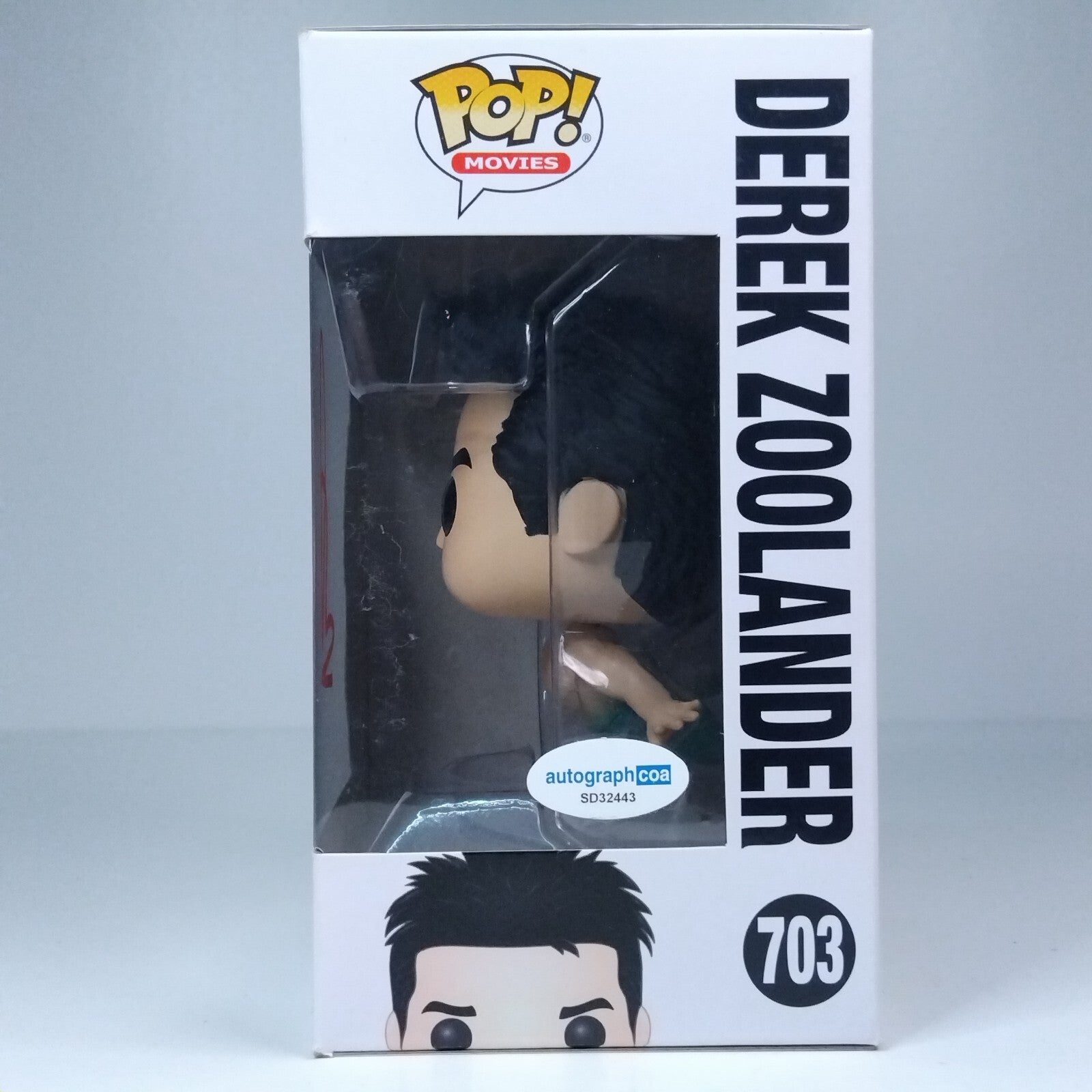 Funko Pop! Movies - Zoolander Derek Zoolander Signed Ben Stiller COA #703 WS