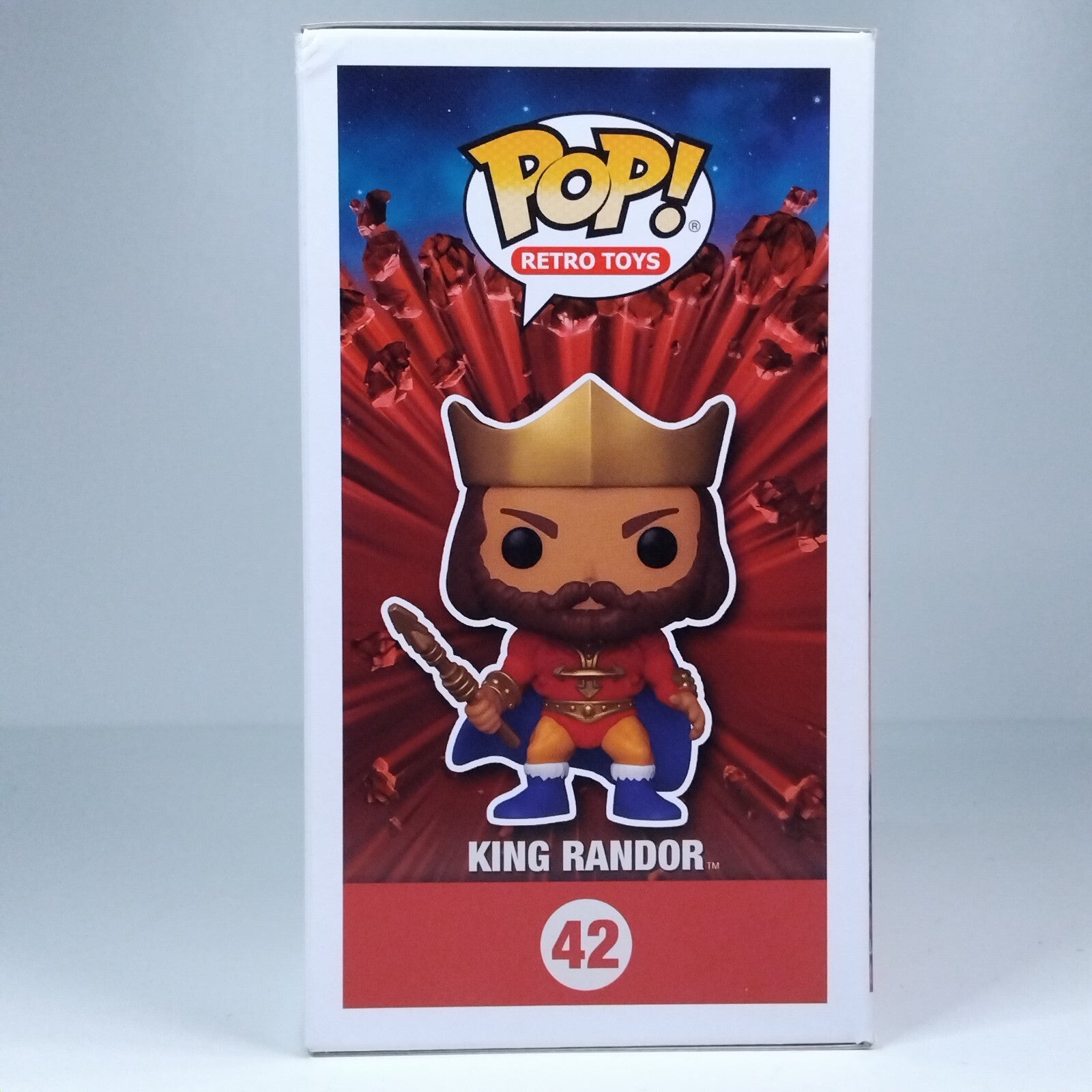Funko Pop! MOTU Masters of the Universe King Randor Signed James Purefoy #42 WS