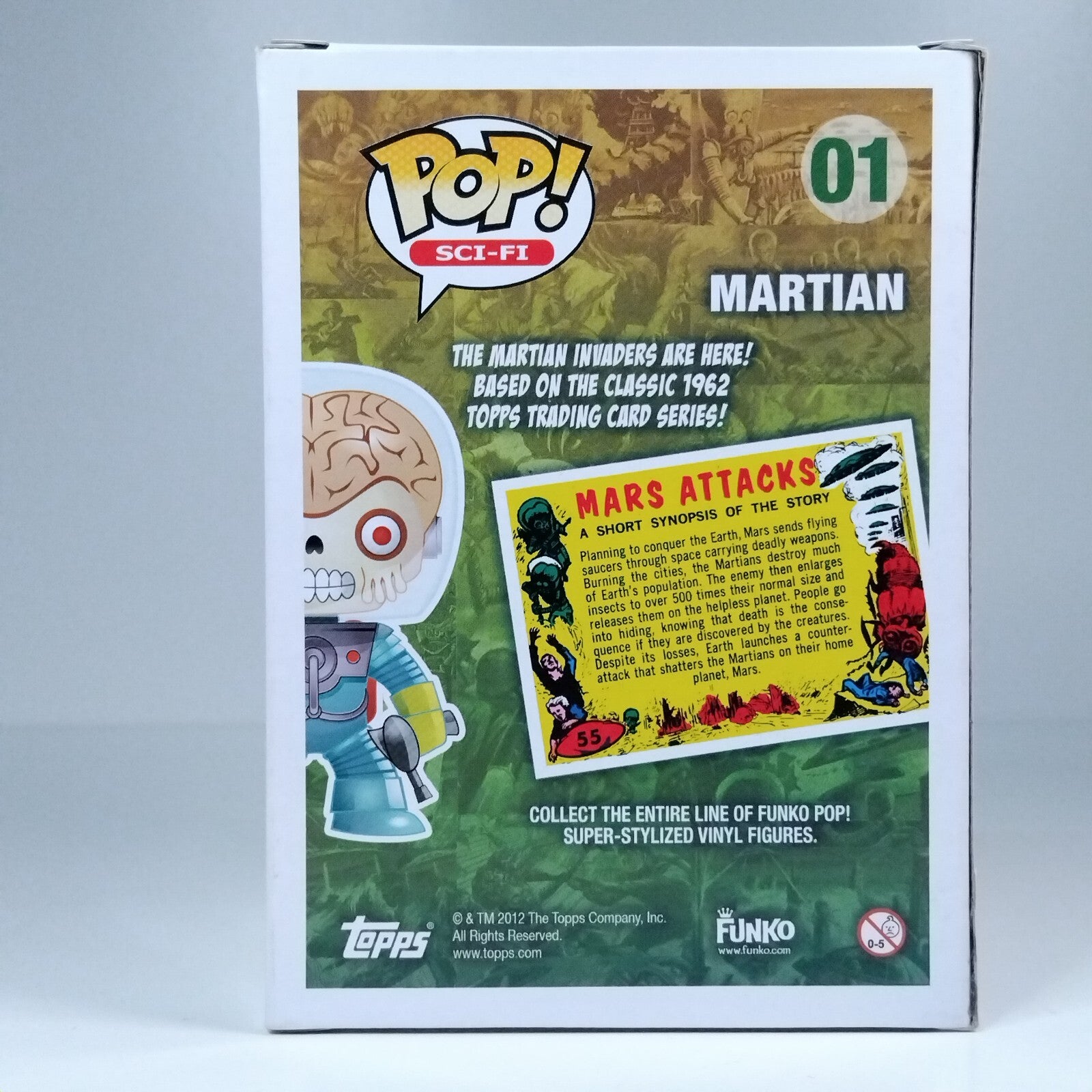 Funko Pop! Movies Mars Attack Martian Glows SDCC 2012 480 Pcs #01