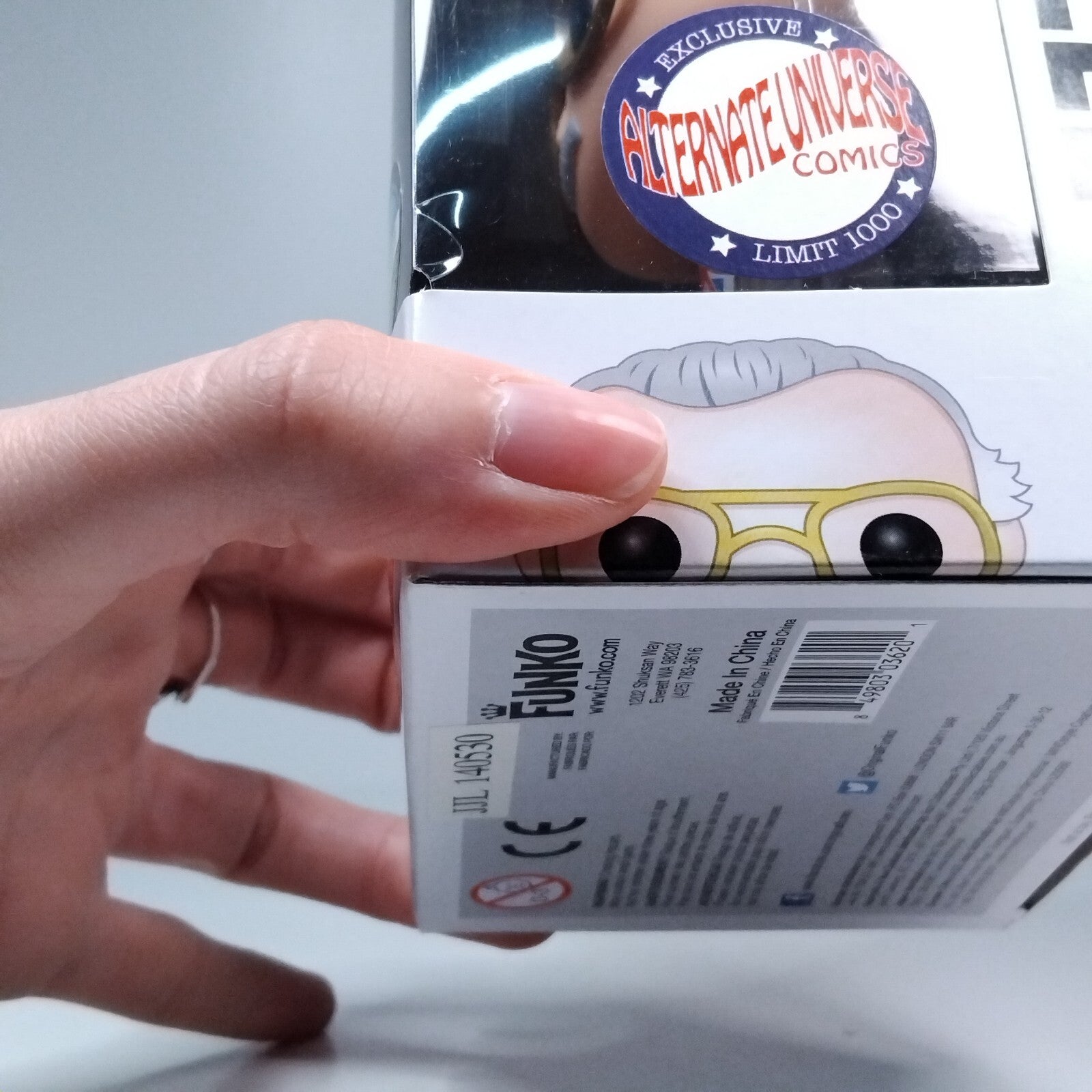 Funko Pop! Marvel Stan Lee I Love UK United Kingdom #02