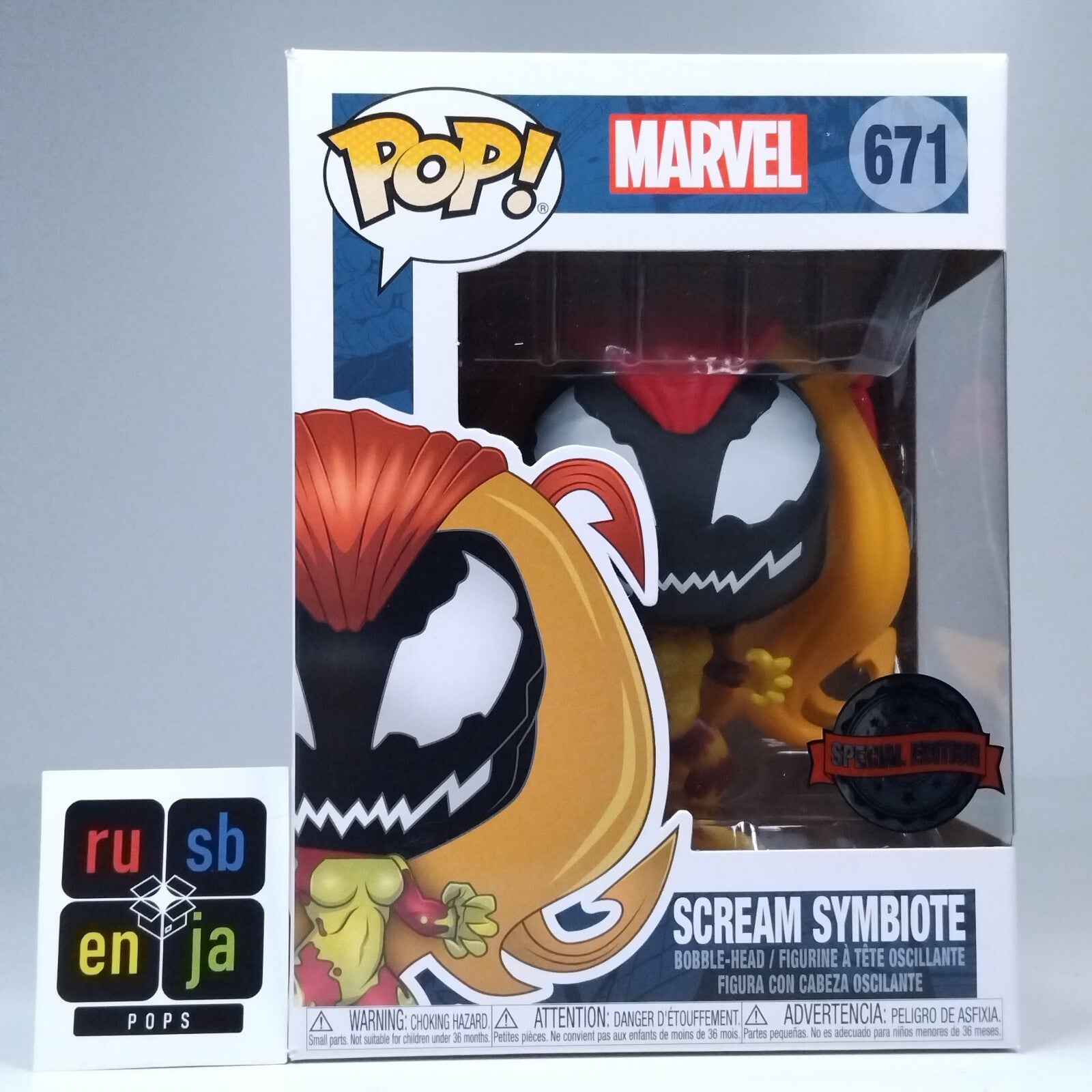 Funko Pop! Marvel Spider-Man - Scream Symbiote Special Edition #671