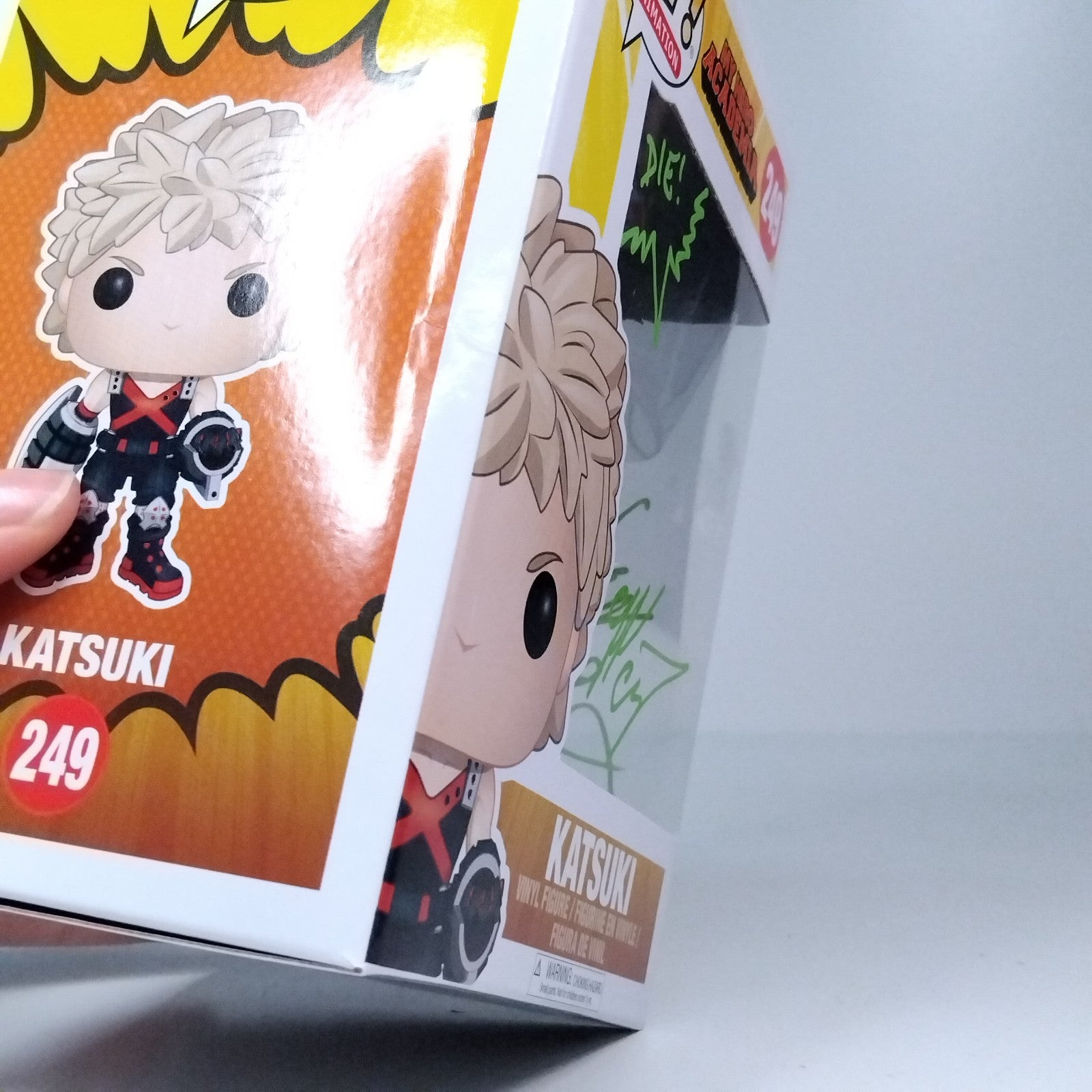 Funko Pop! Anime MHA MY Hero Academia Katsuki Signed Clifford Chapin Quote #249