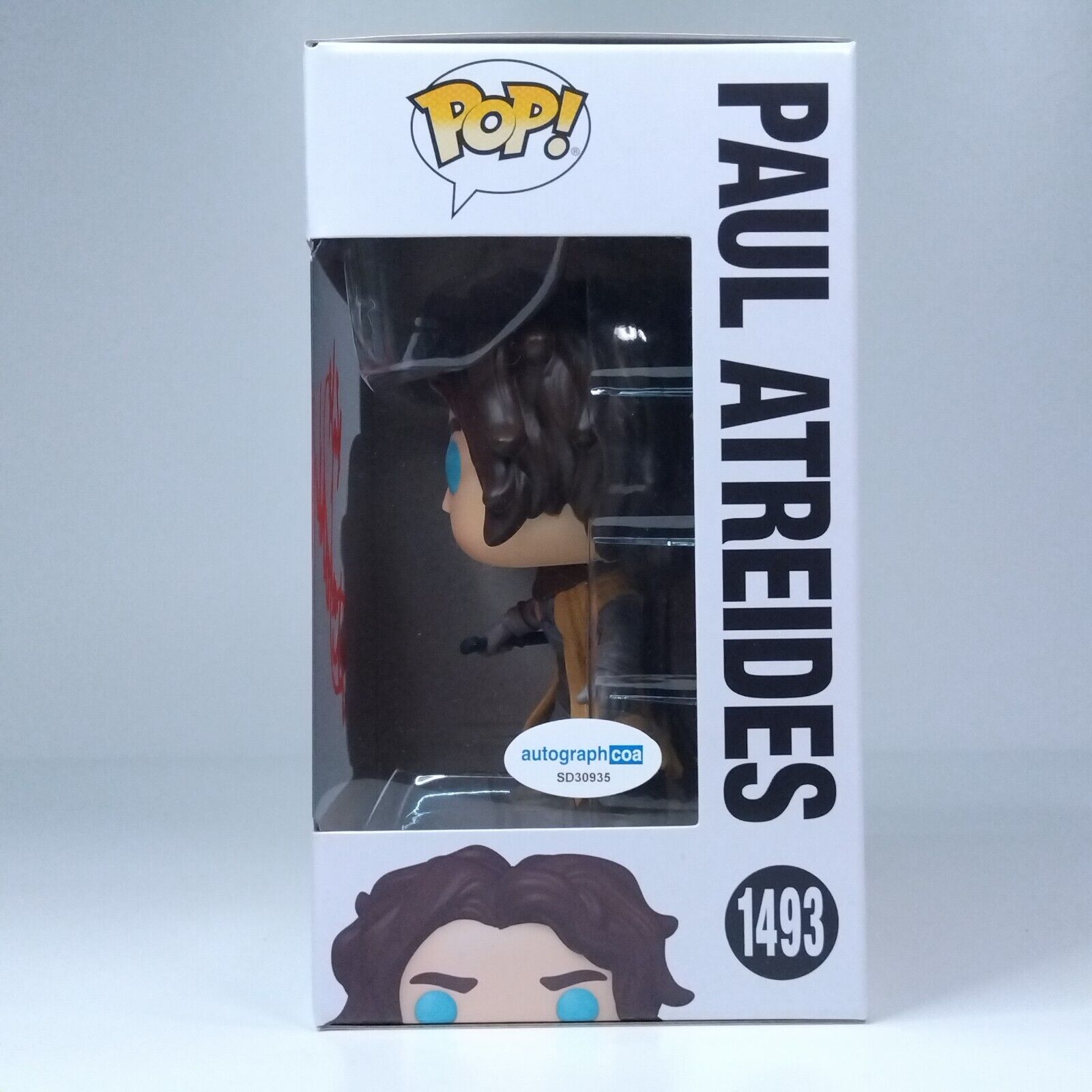 Funko Pop! Movies Dune Paul Atreides Signed Kyle Maclachlan COA #1493 WS