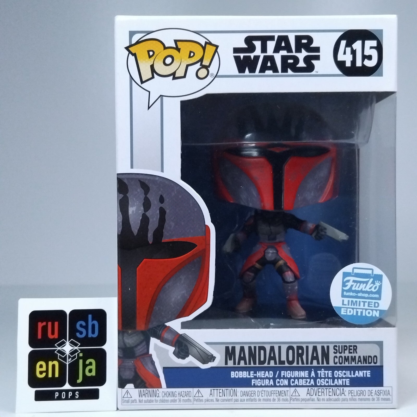 Funko Pop! Star Wars The Mandalorian - Super Commando Limited Edition #415