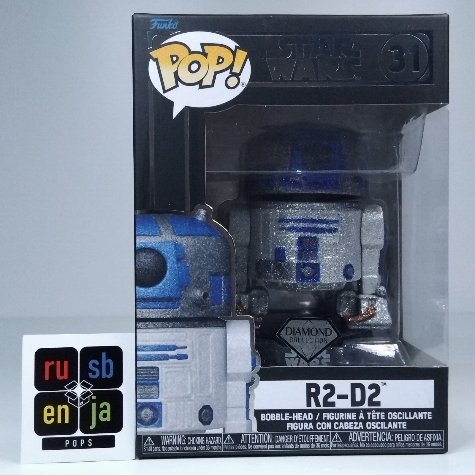Funko Pop! Star Wars R2-D2 Galactic Convention Diamond Edition #31