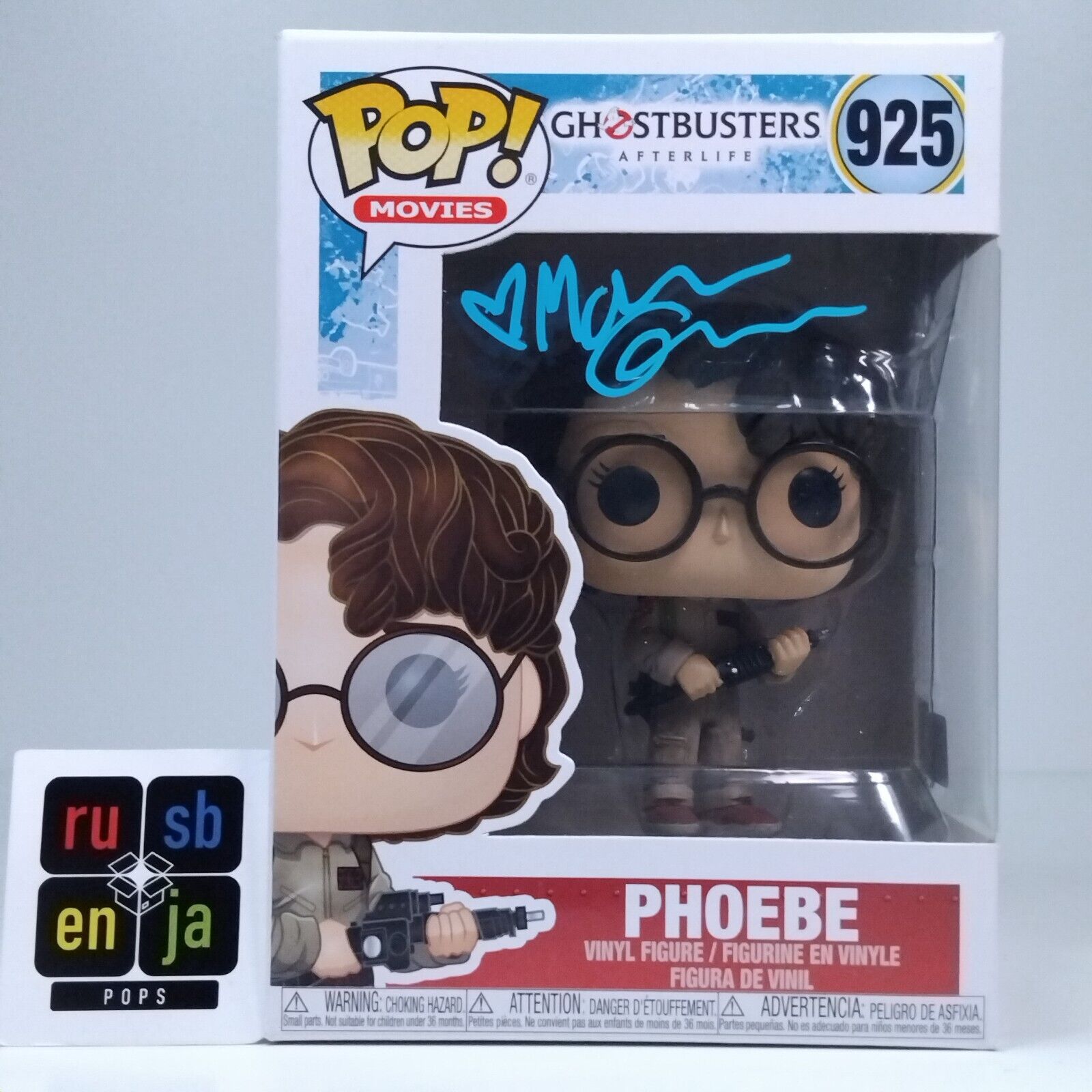 Funko Pop! Movies Ghostbusters Afterlife Phoebe Signed Mckenna Grace COA #925