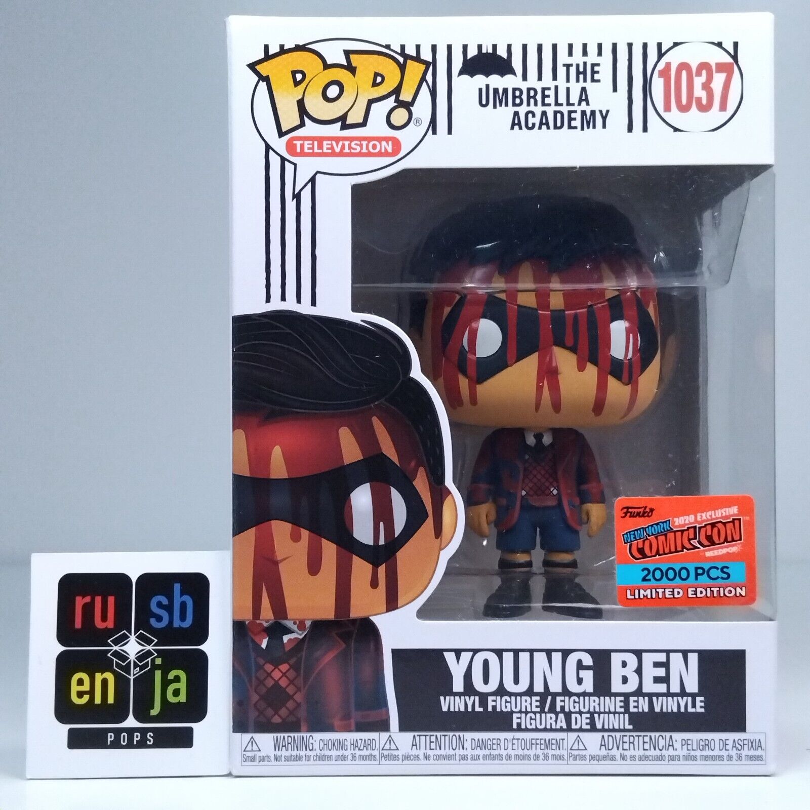 Funko Pop! TV The Umbrella Academy Young Ben Bloody NYCC 2000 Pcs #1037