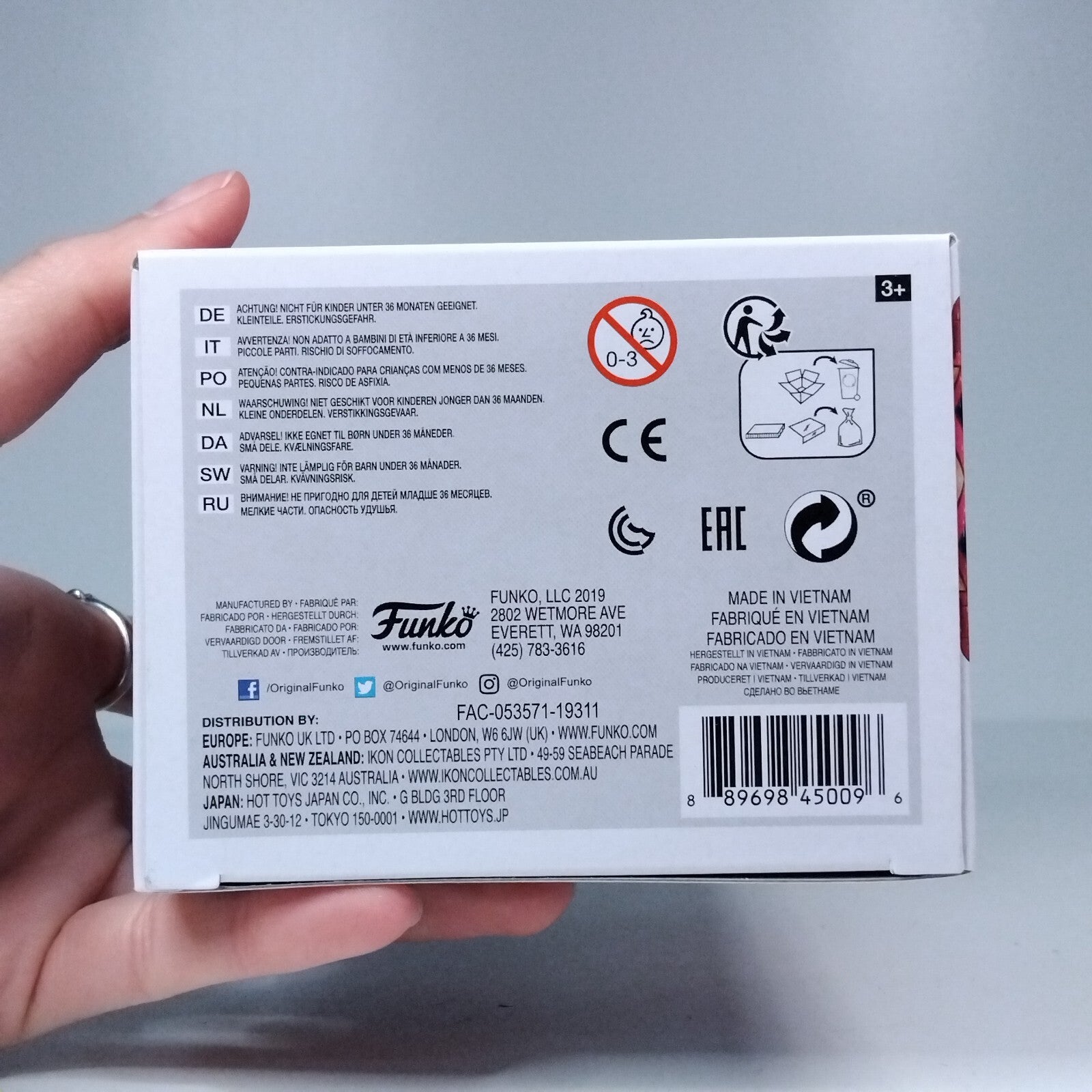 Funko Pop! Marvel Fantastic Four 4 Galactus Signed Ralph Ineson COA #565 WS