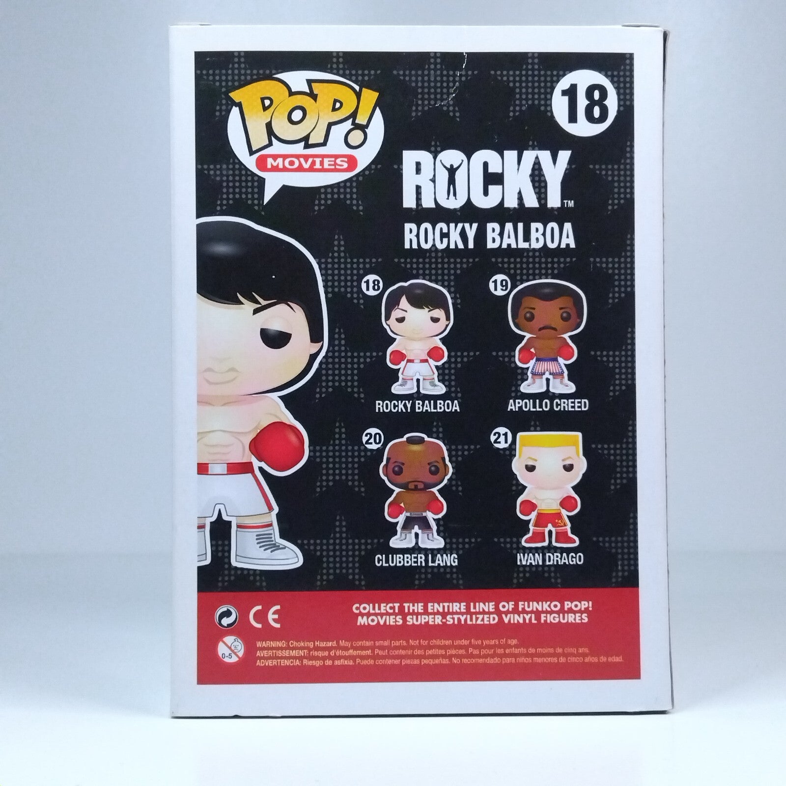 Funko Pop! Movies Rocky Balboa #18 BOX DAMAGE