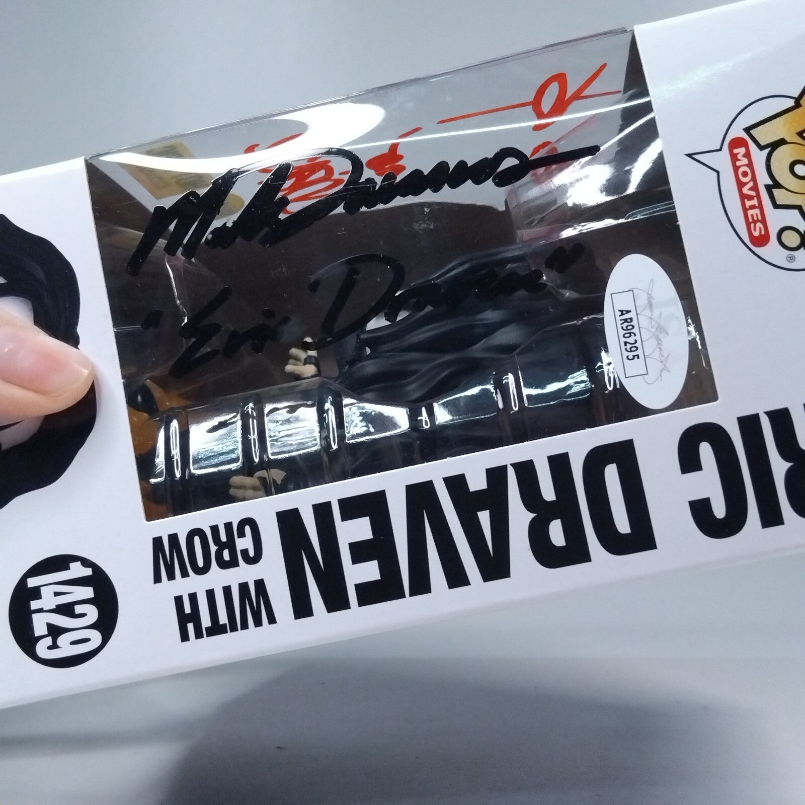 Funko Pop! The Crow Eric Draven Signed James O'Barr & Mark Dacascos COA #1429