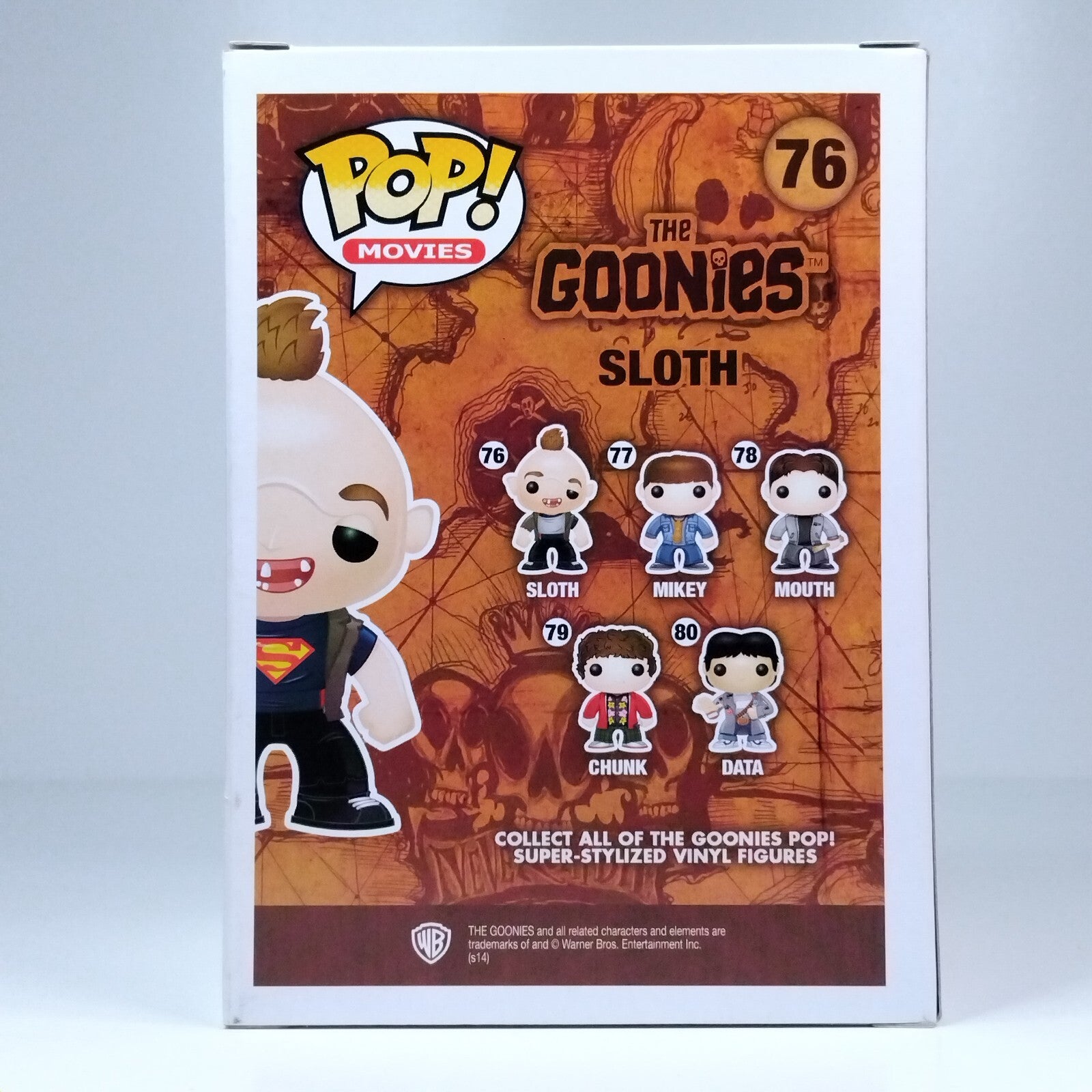 Funko Pop! Movies The Goonies Sloth Superman T-Shirt SDCC 2,500 Pc #76