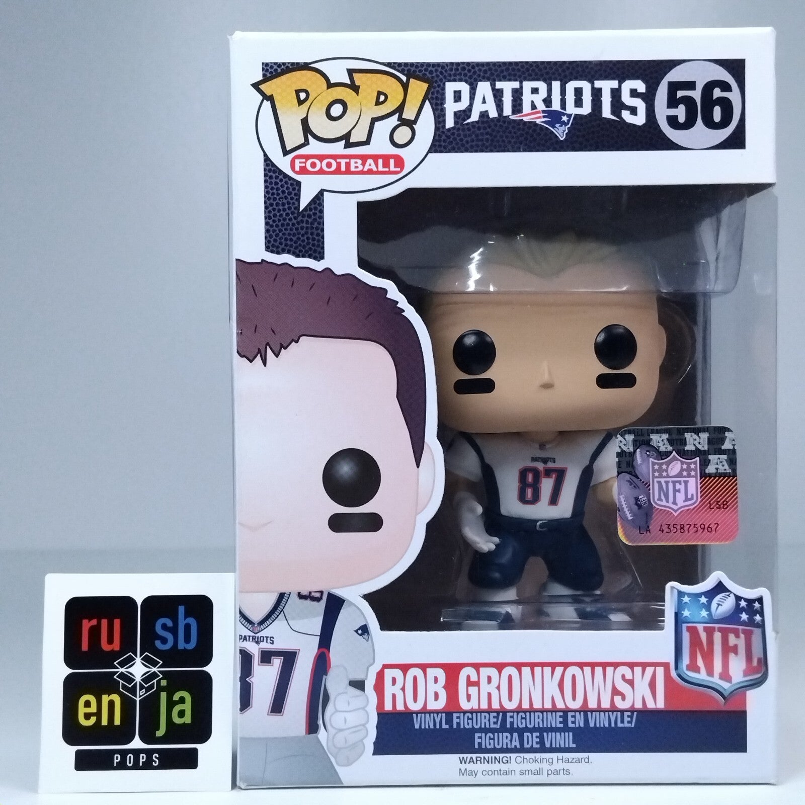 Funko Pop! Sports NFL Football - Patriots Rob Gronkowski #56