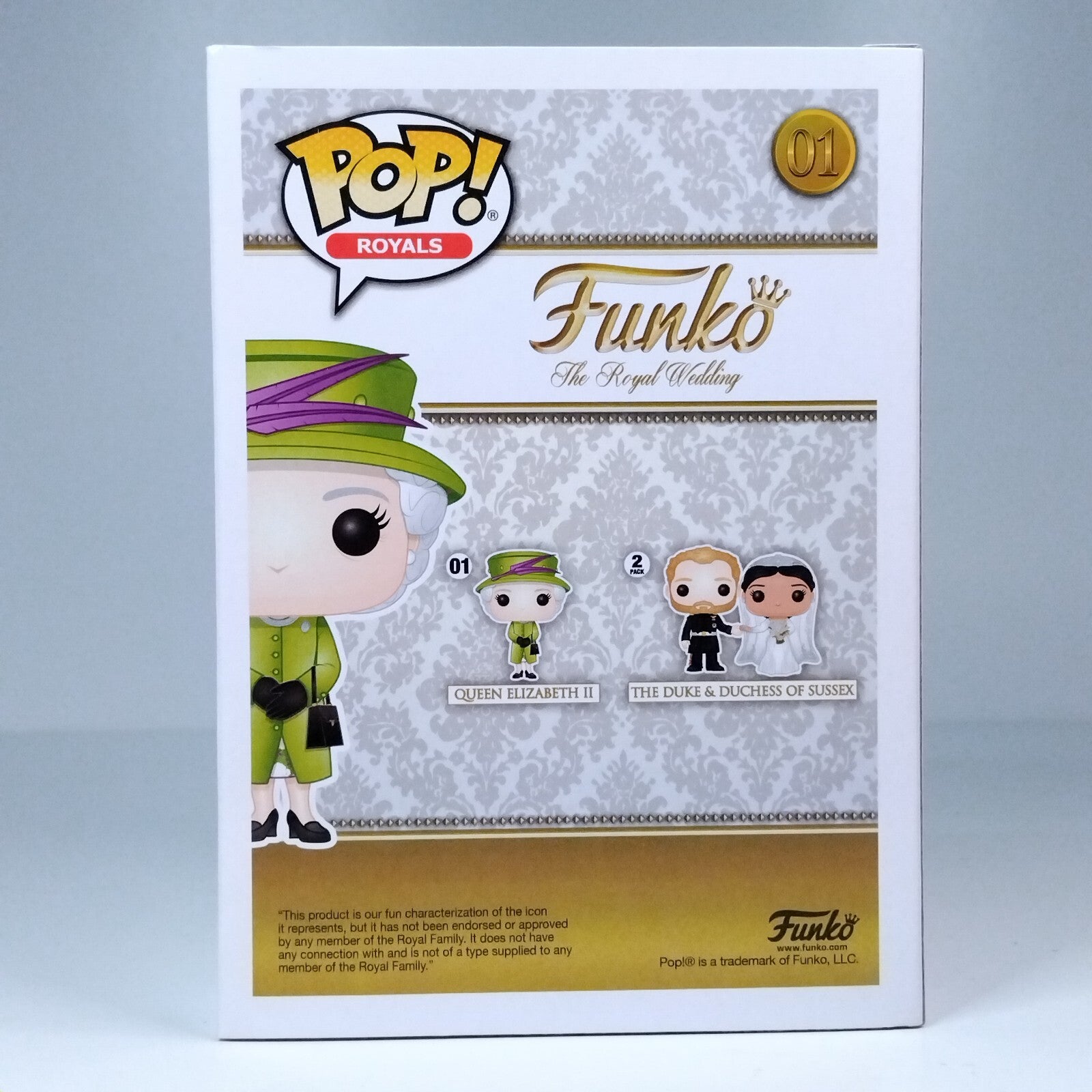 Funko Pop! Royals TV The Crown Queen Elizabeth II Signed Claire Foy COA #01 WS
